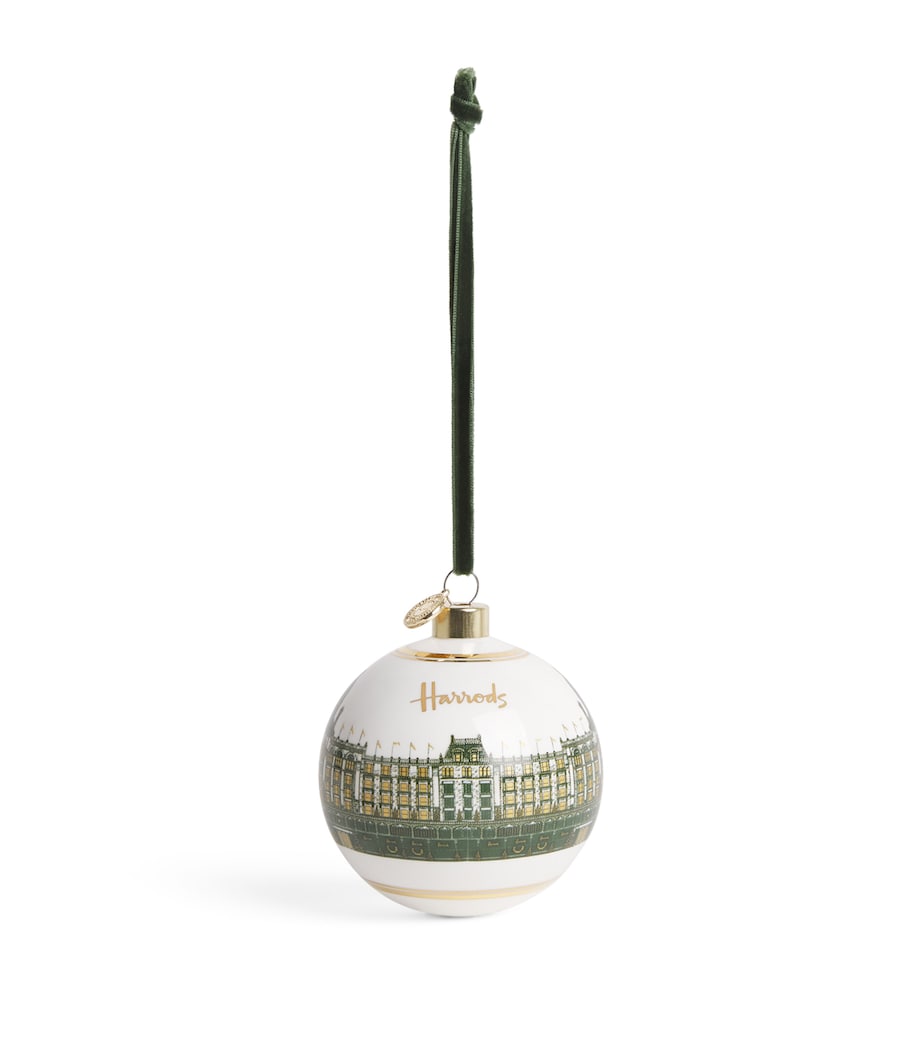 Harrods Knightsbridge Building Bauble Harrods Green Image 1