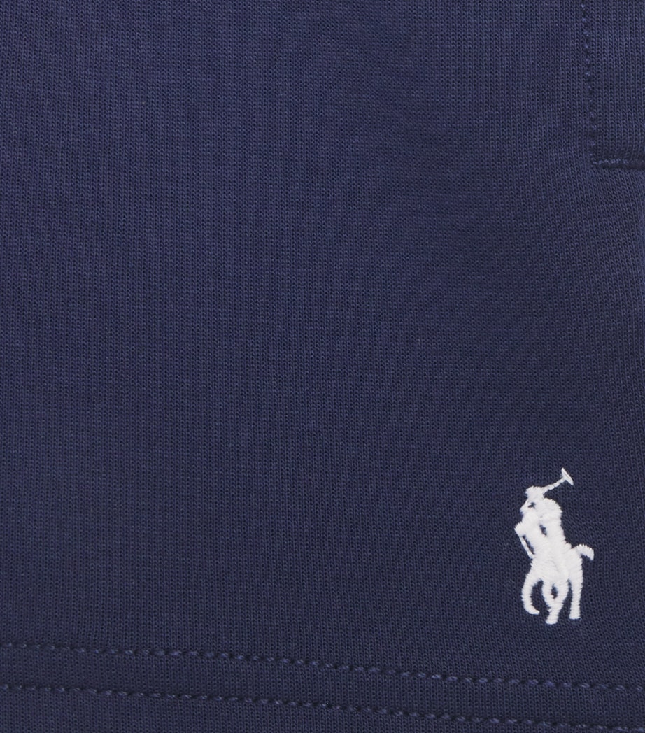 Ralph Lauren Kids Cotton Polo Pony Shorts (3-24 Months) Newport Navy Image 3
