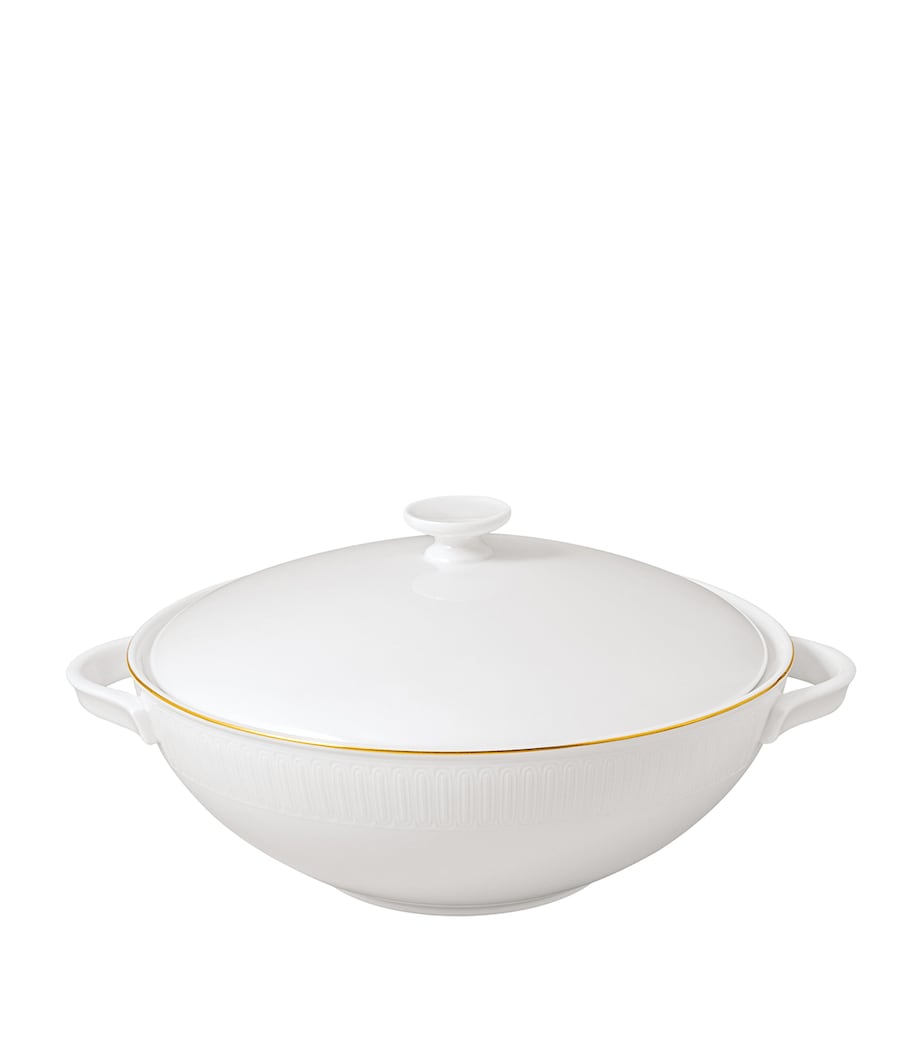 Bone Porcelain Château Septfontaines Soup Tureen WHITE Image 1