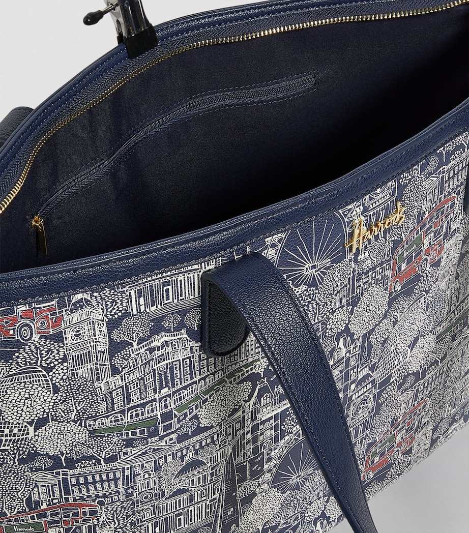 Harrods Landmarks Shoulder Bag Green Image 6