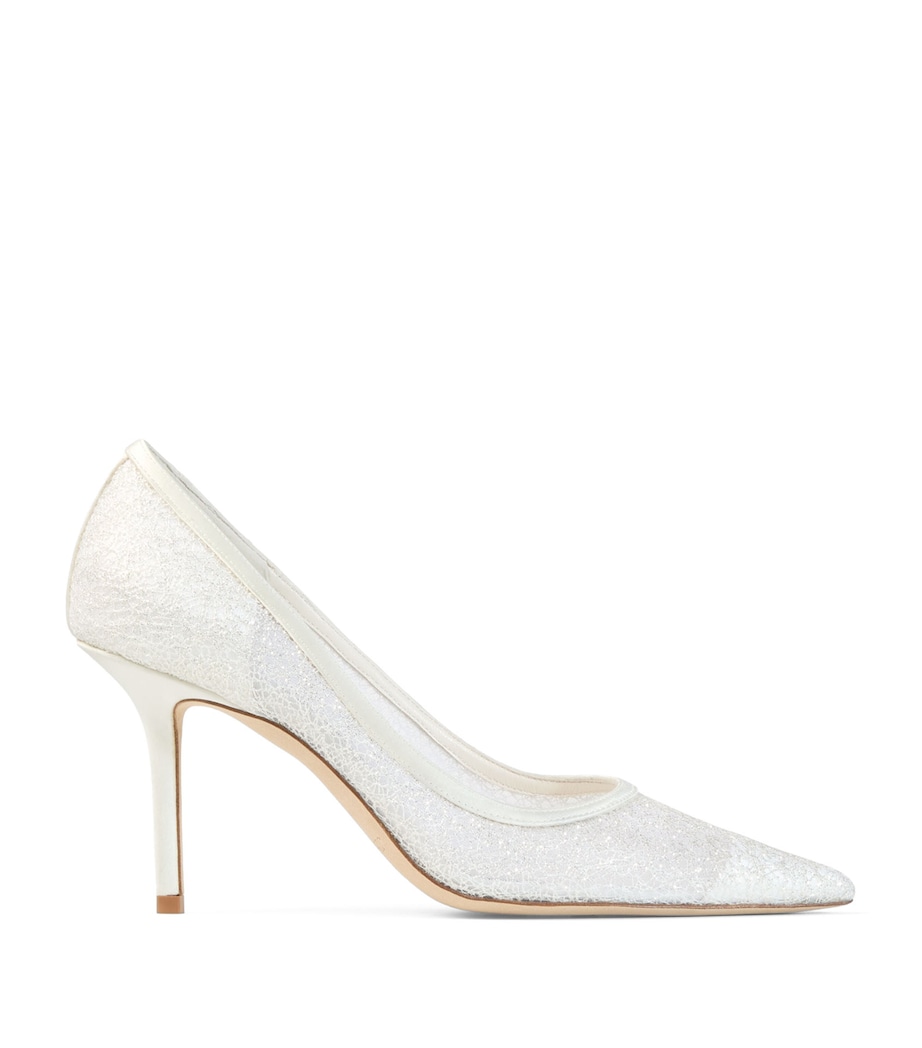 Jimmy Choo Love 85 Lace Heels Ivory Image 1