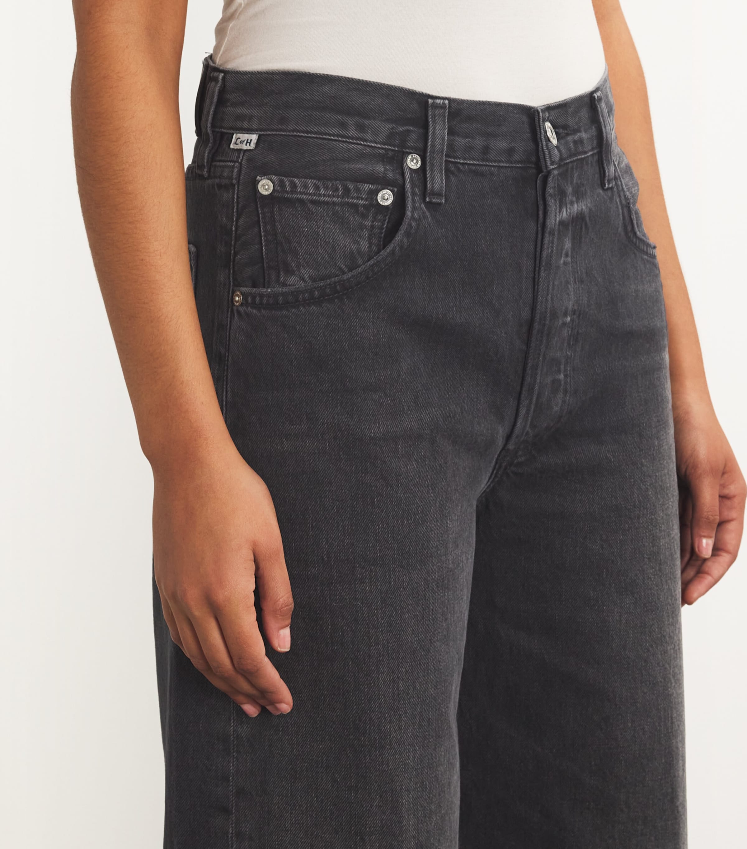 Raw-Hem Ayla Cropped Jeans BRONSON Image 6
