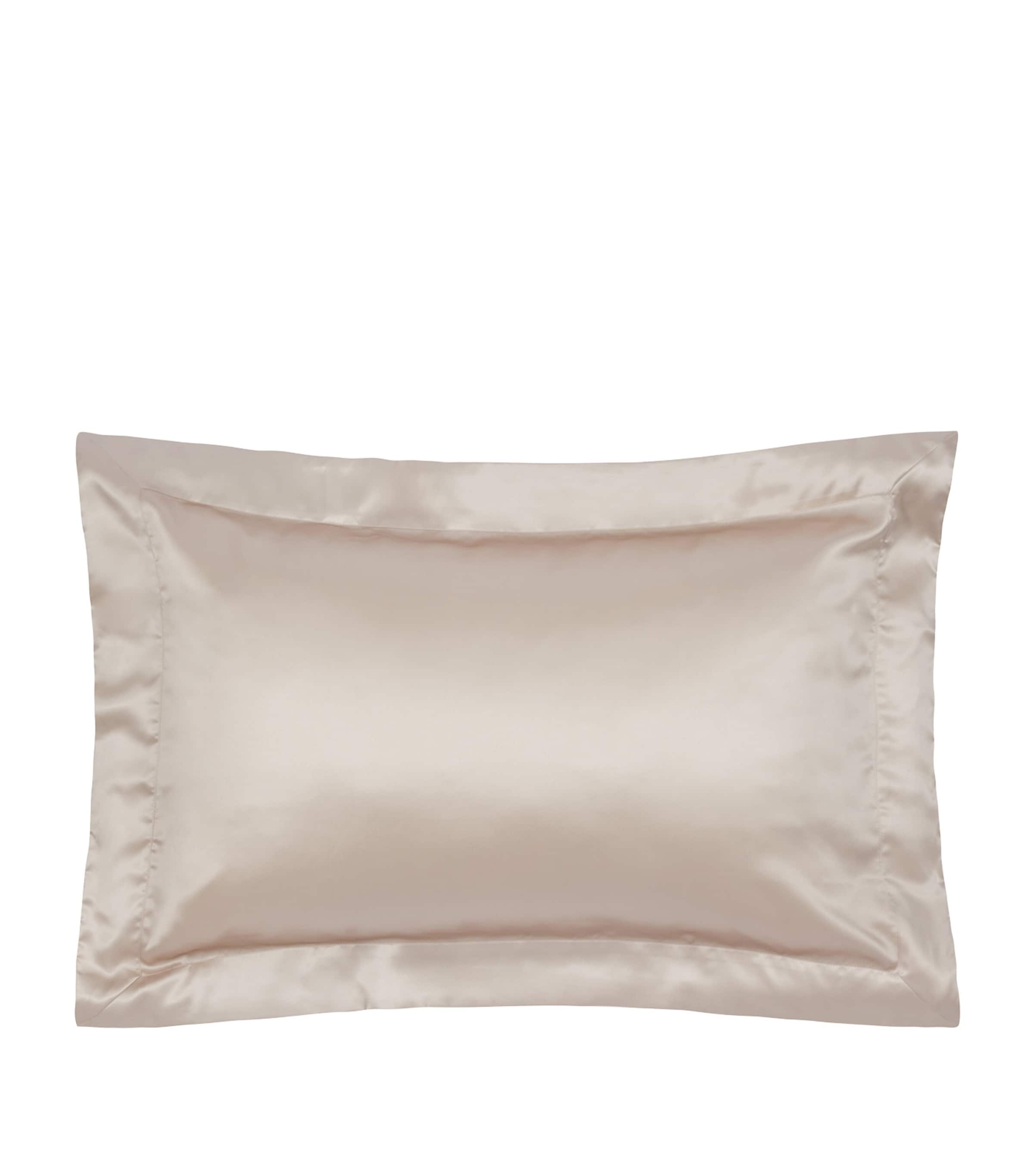 Silk Oxford Pillowcase (50cm x 75cm) BLUSH Image 1