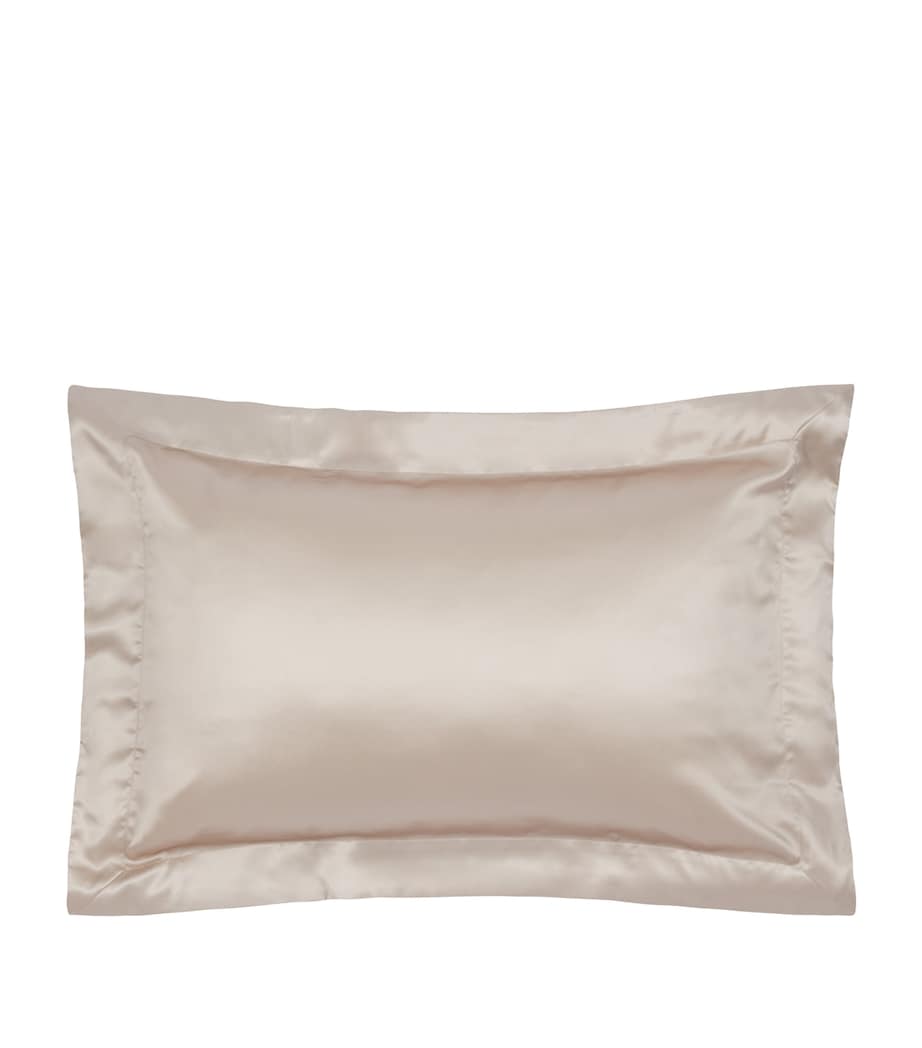 Silk Oxford Pillowcase (50cm x 75cm) BLUSH Image 1