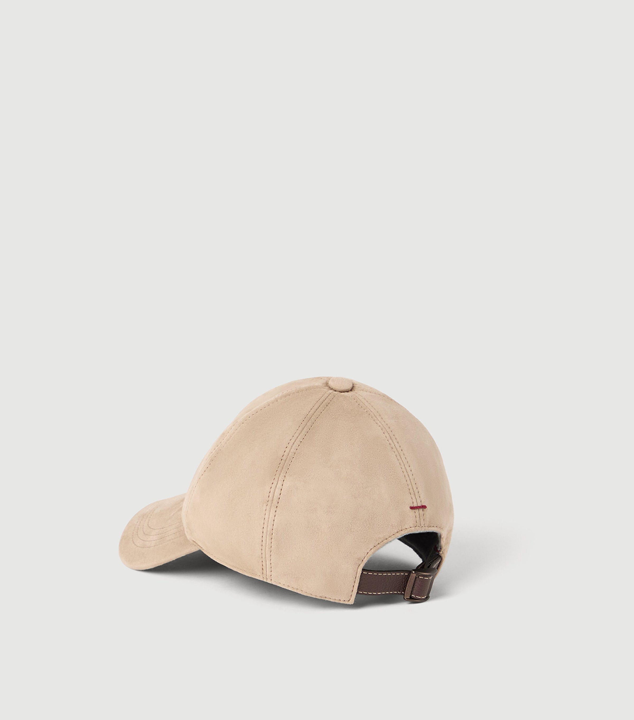 Brunello Cucinelli Suede Logo Baseball Cap Image 2