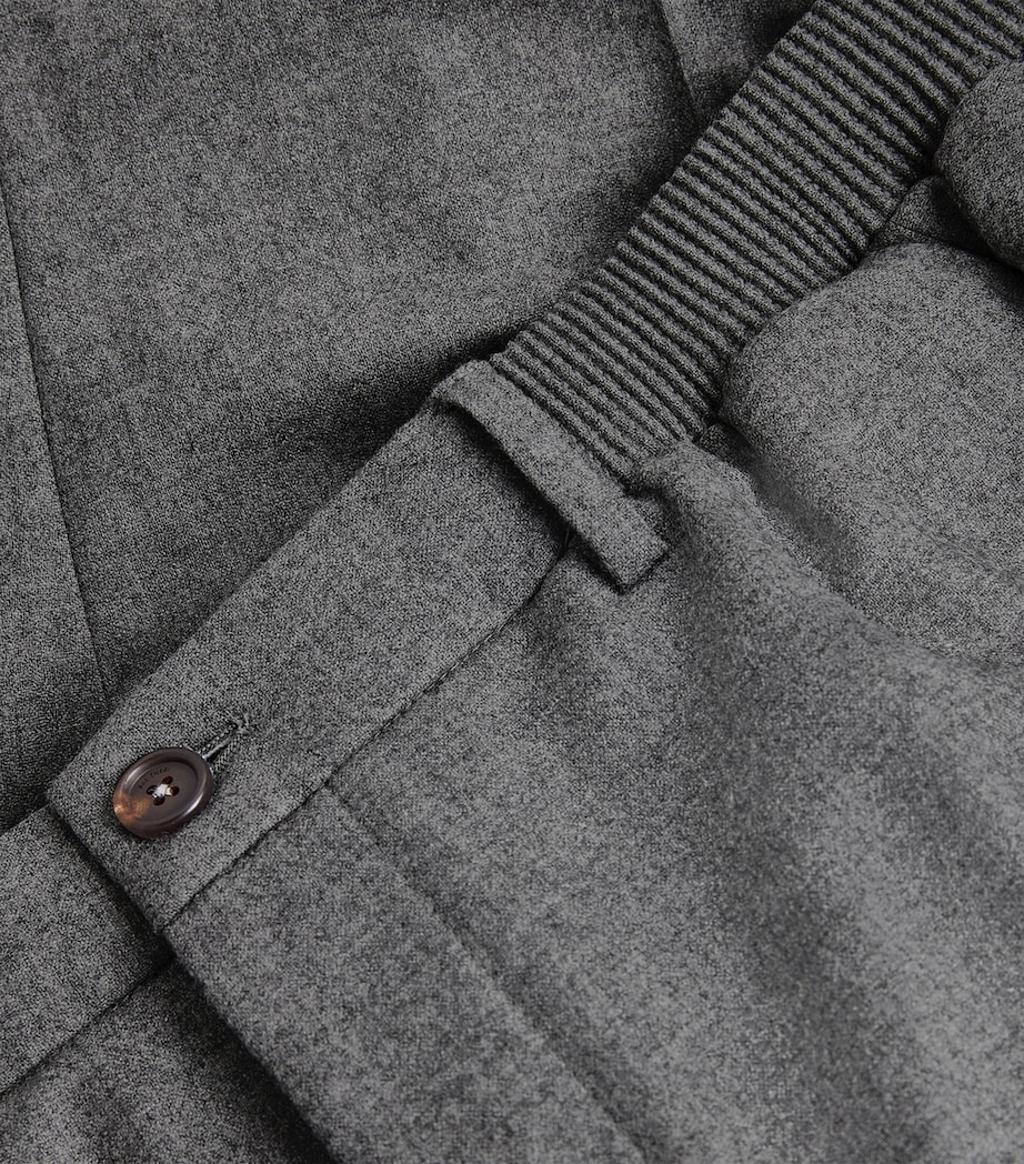 Twill Slim Trousers 26 GREY Image 5