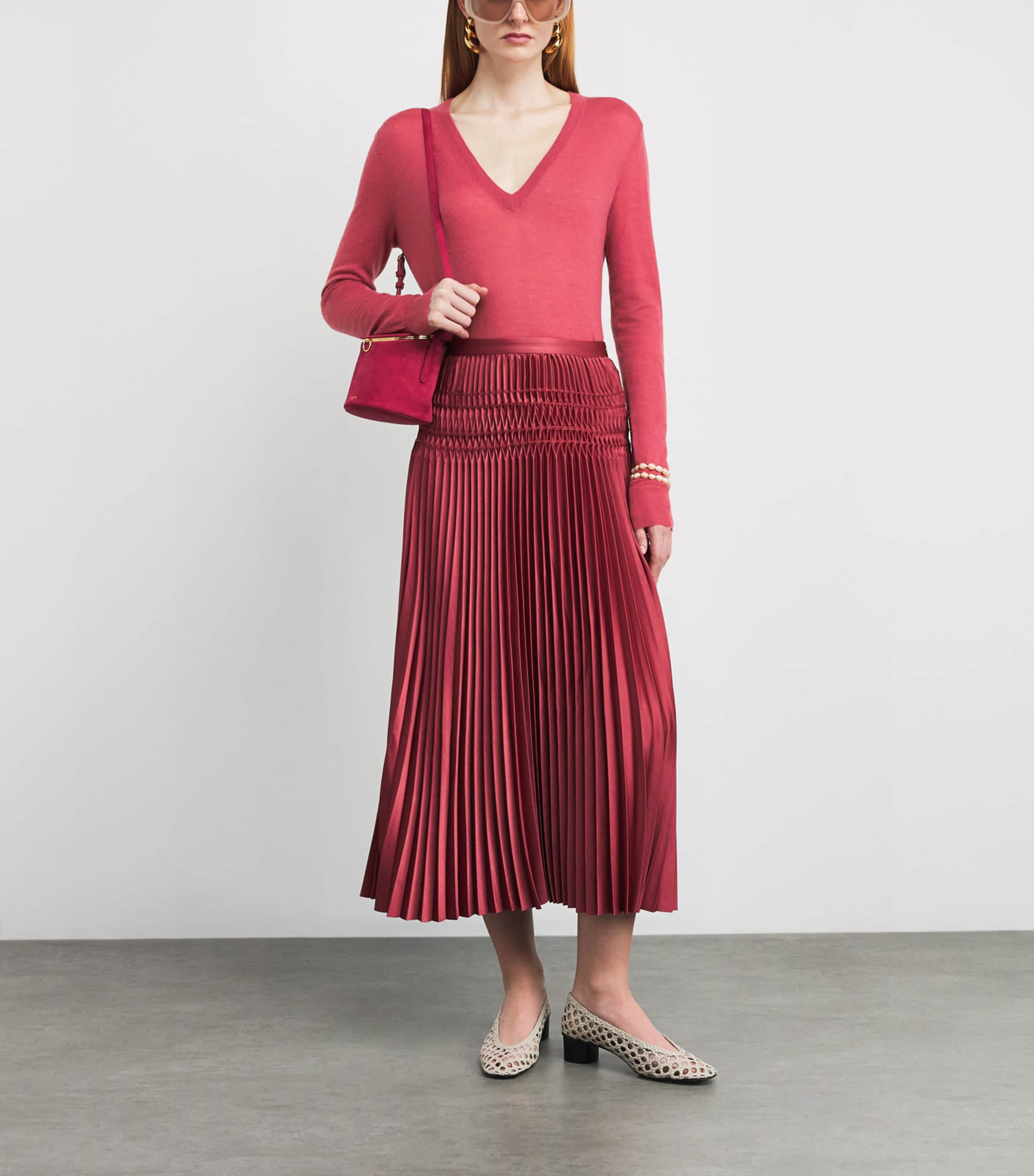 Cashmere V-Neck Sweater MULBERRY Image 2