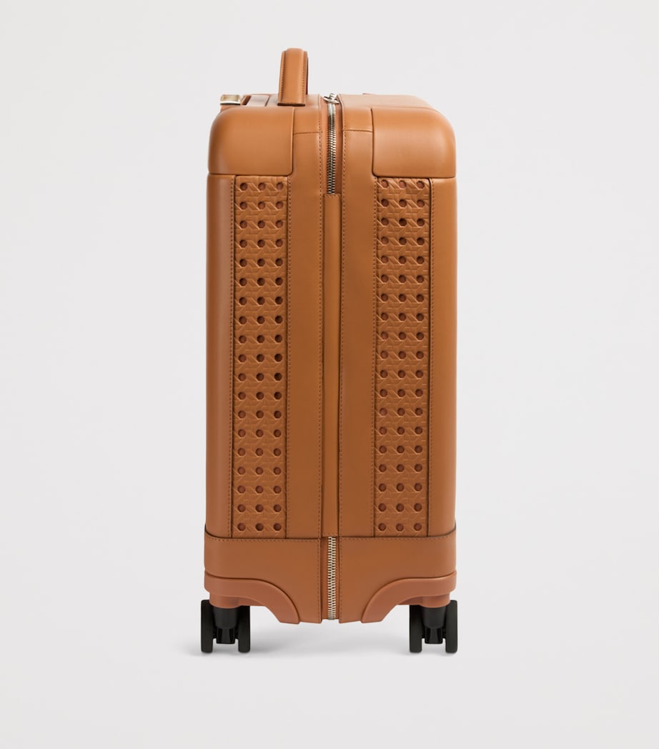 Leather Carry-On Suitcase (55cm) WALNUT Image 3