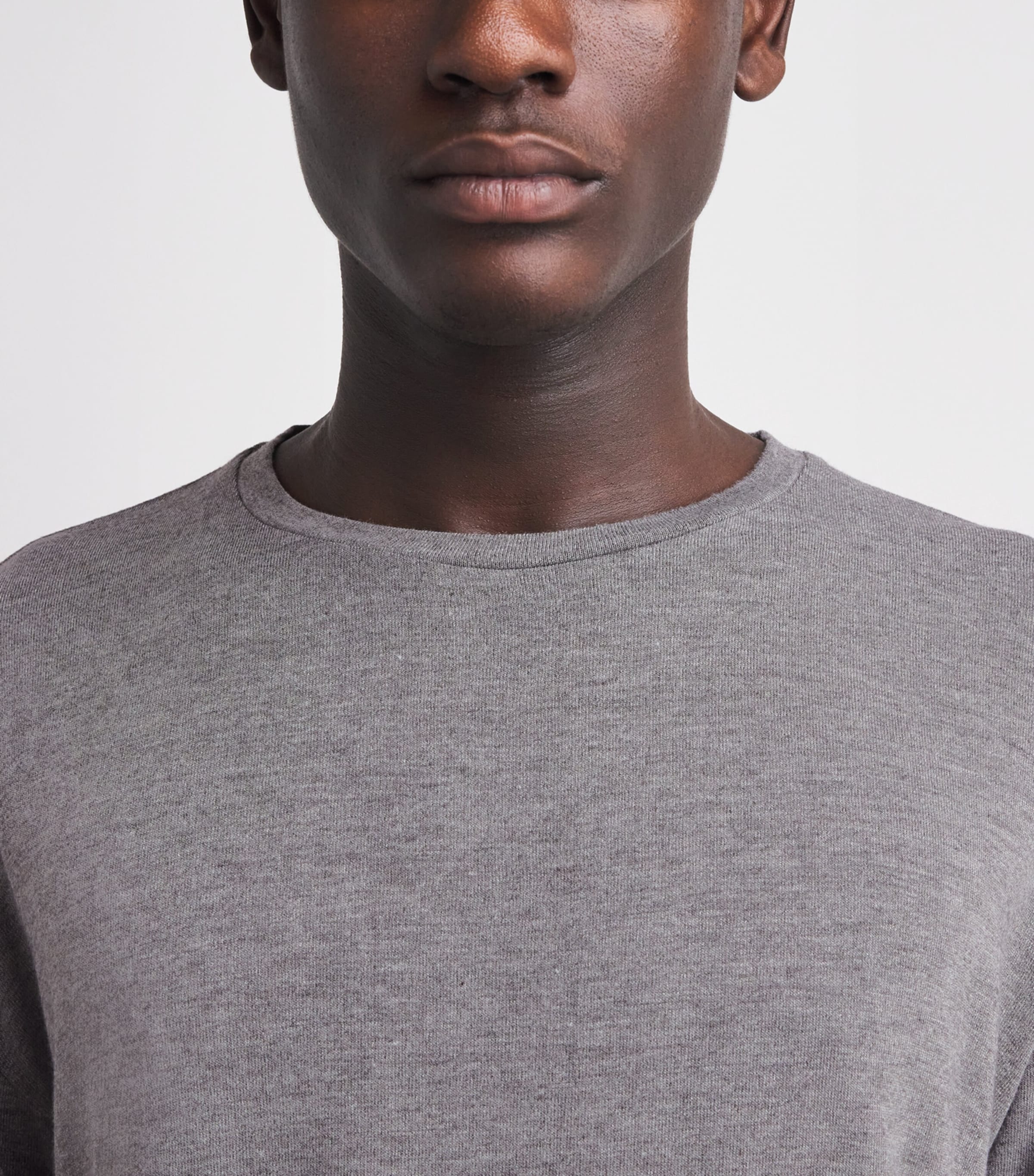 Le 17 Septembre Mens Long-Sleeve T-Shirt Grey Image 3