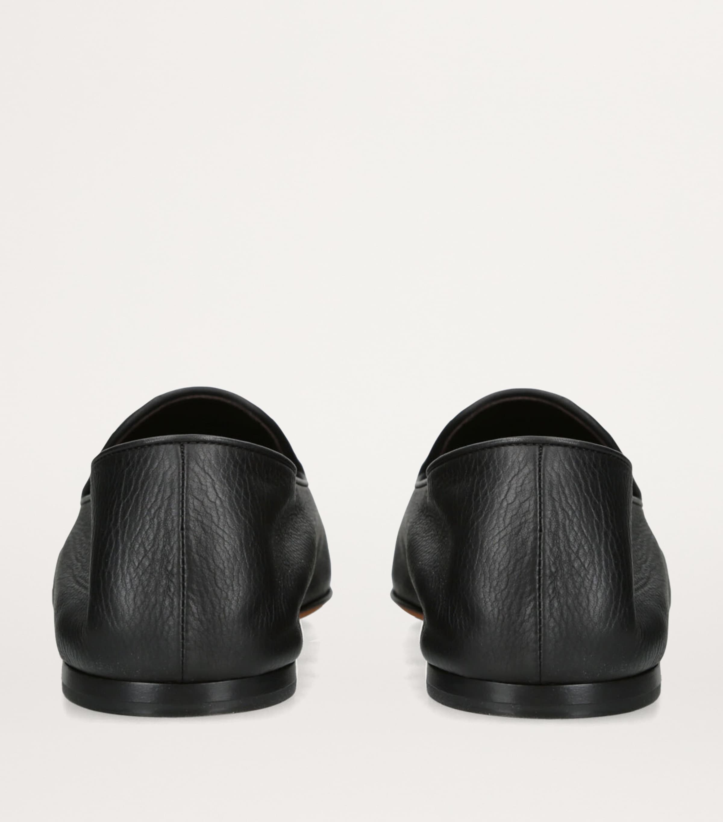 The Row Hereditas Leather Loafers | Harrods US