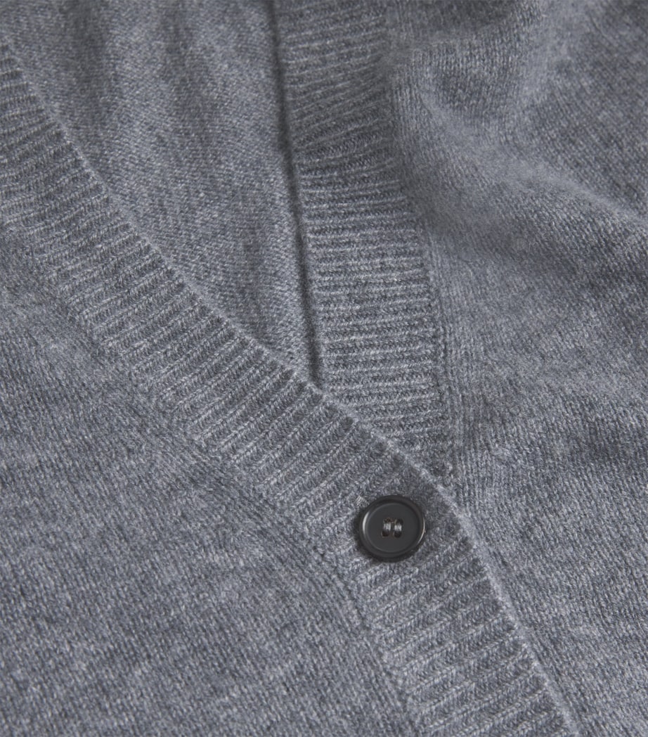 Organic Cashmere Lille Cardigan MIDGREY Image 5