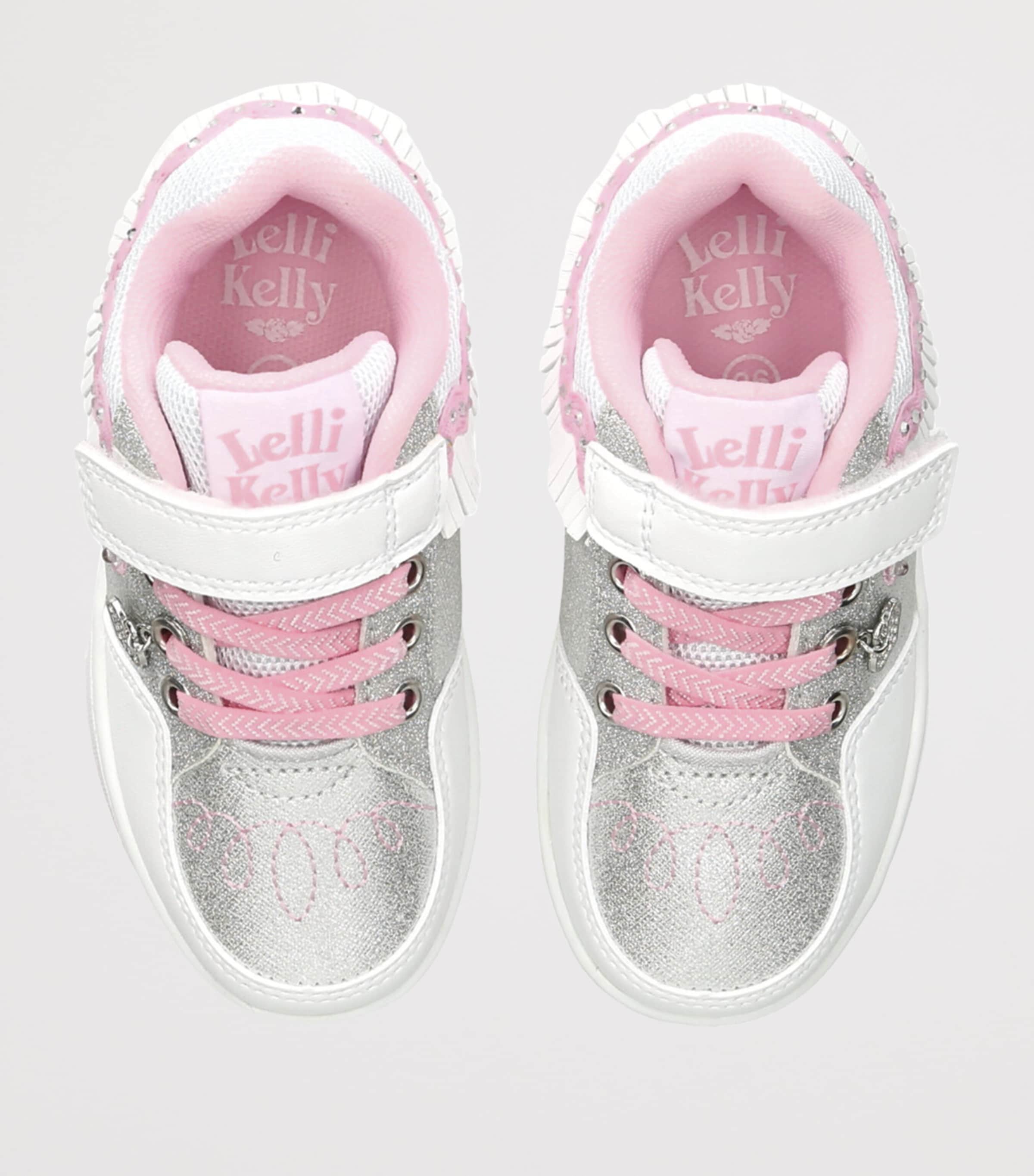 Lelli Kelly Glitter Frangetta Sneakers Silver Com Image 4