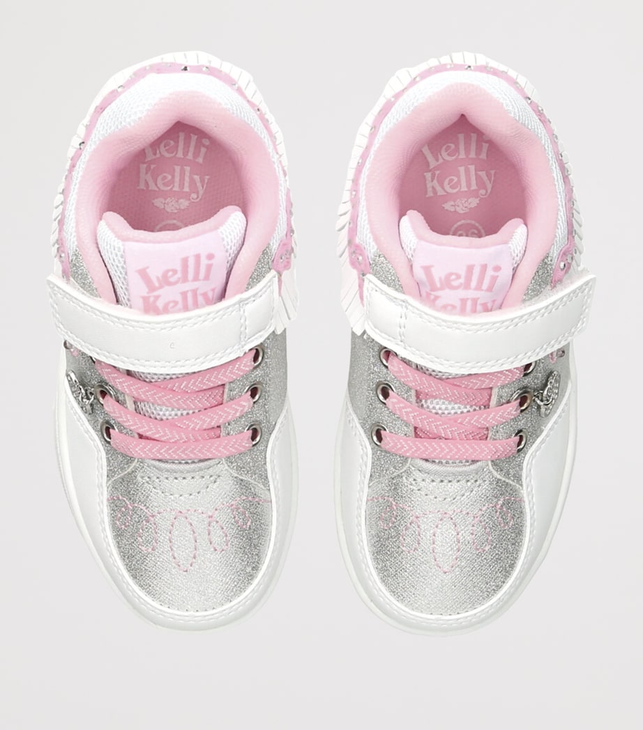 Lelli Kelly Glitter Frangetta Sneakers Silver Com Image 4