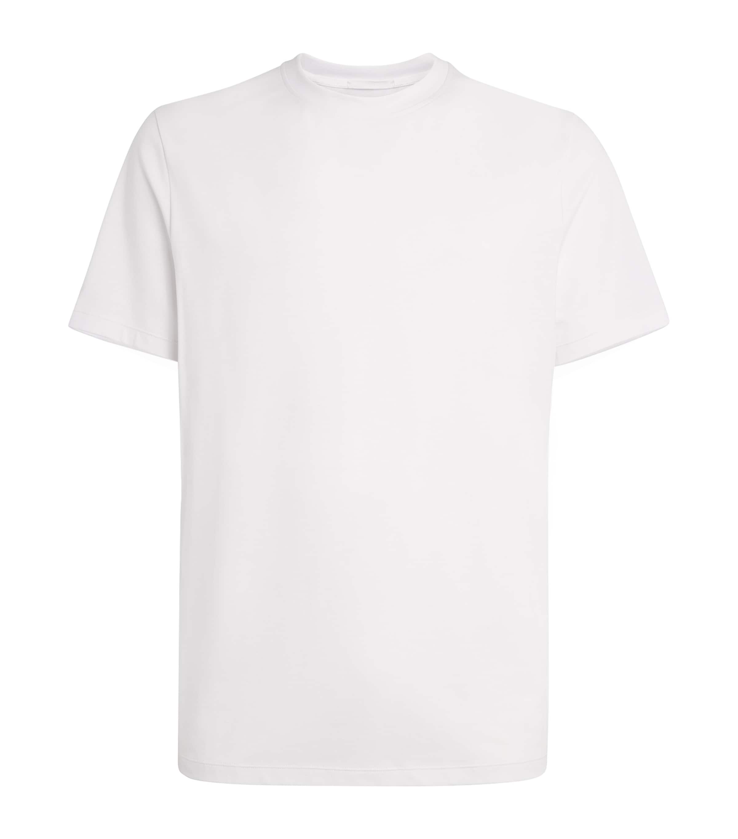 On Mens Focus-t Crewneck Cott-blend T-shirt In White