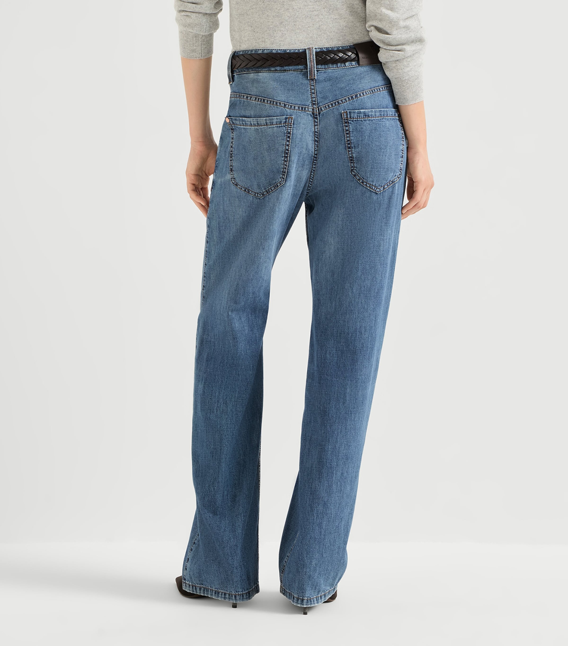 Brunello Cucinelli Womens Relaxed Jeans Denim Image 4