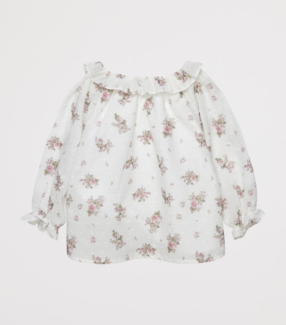 Cotton Arabella Blouse (3-24 Months) WHITE/MULTI Image 2