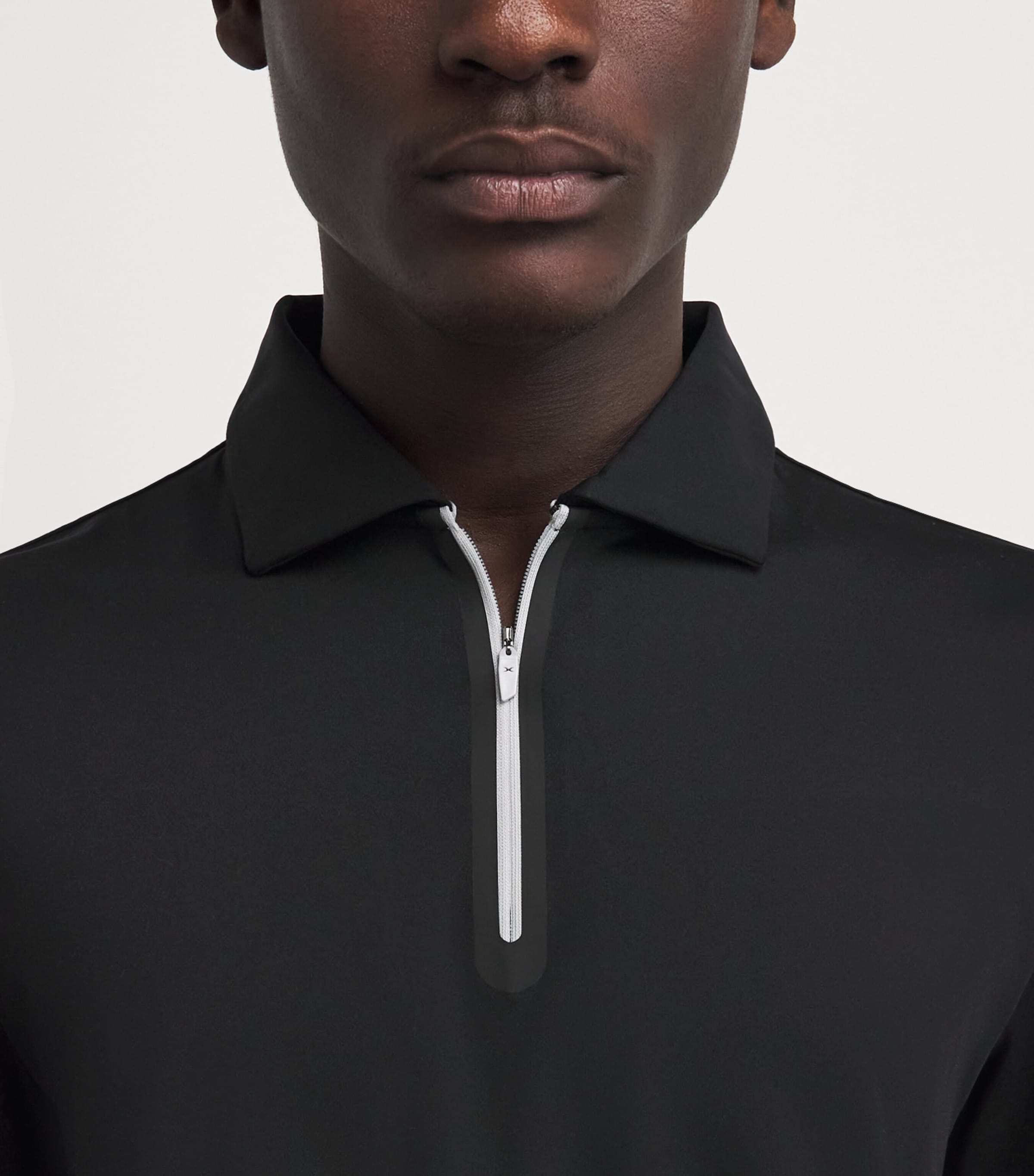RLX Ralph Lauren Mens Quarter-Zip Polo Shirt Polo Black Image 3