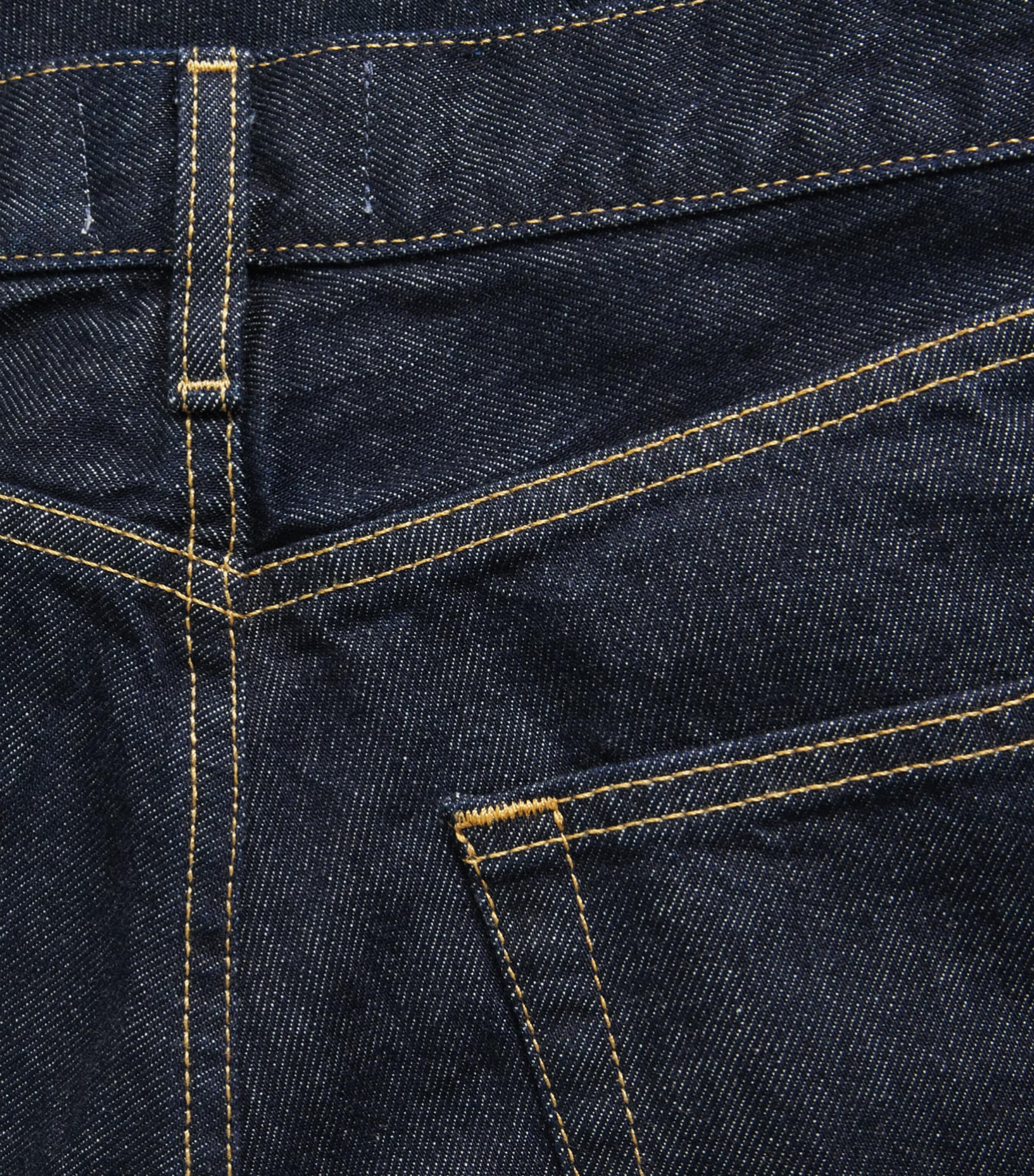 FRAME Womens The Vertical Straight Jeans Rinse Image 6