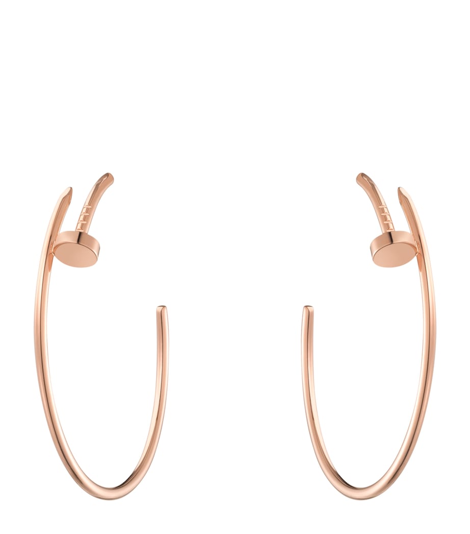 Rose Gold Juste un Clou Hoop Earrings ROSE GOLD Image 1