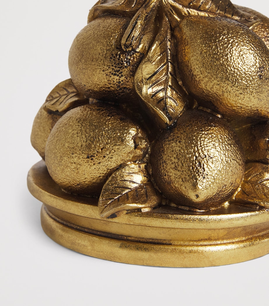 Grape and Lemon Candle Holder GOLD Image 2