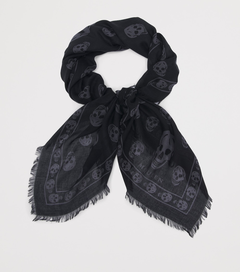 Silk Skull Scarf 1061 Image 2