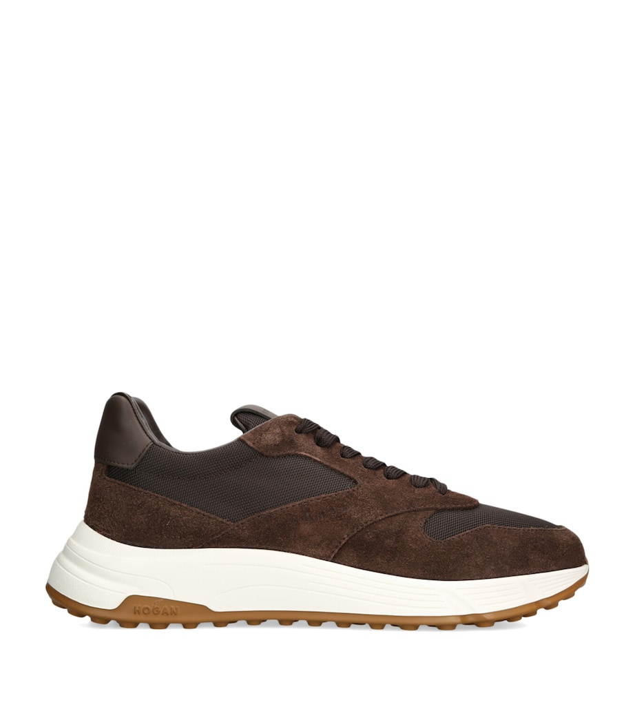 Suede Hyperlight Sneakers DARK BROWN Image 1