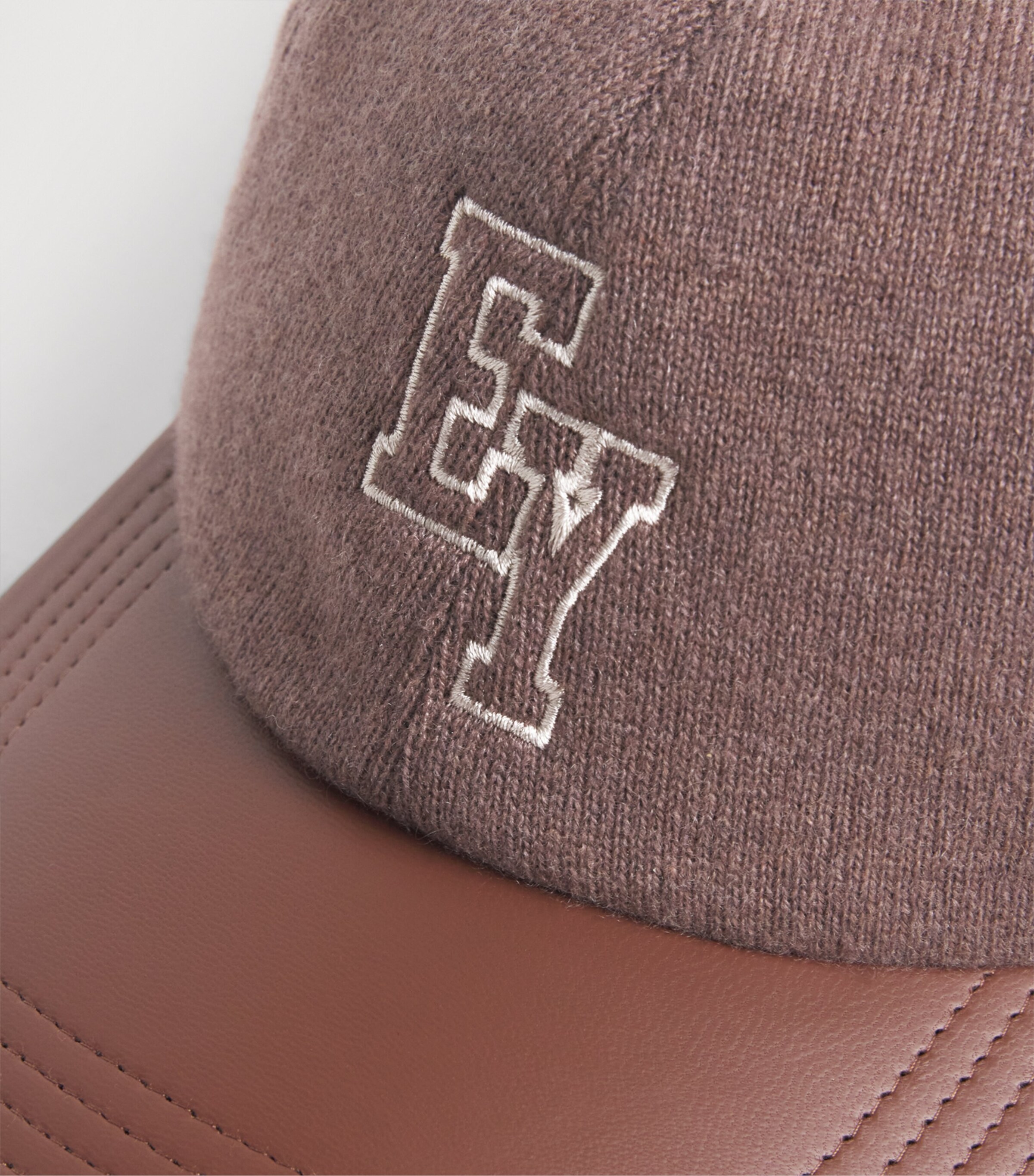 Eleventy Cashmere Wool-Lined Embroidered Baseball Cap Moro E Moro Image 5