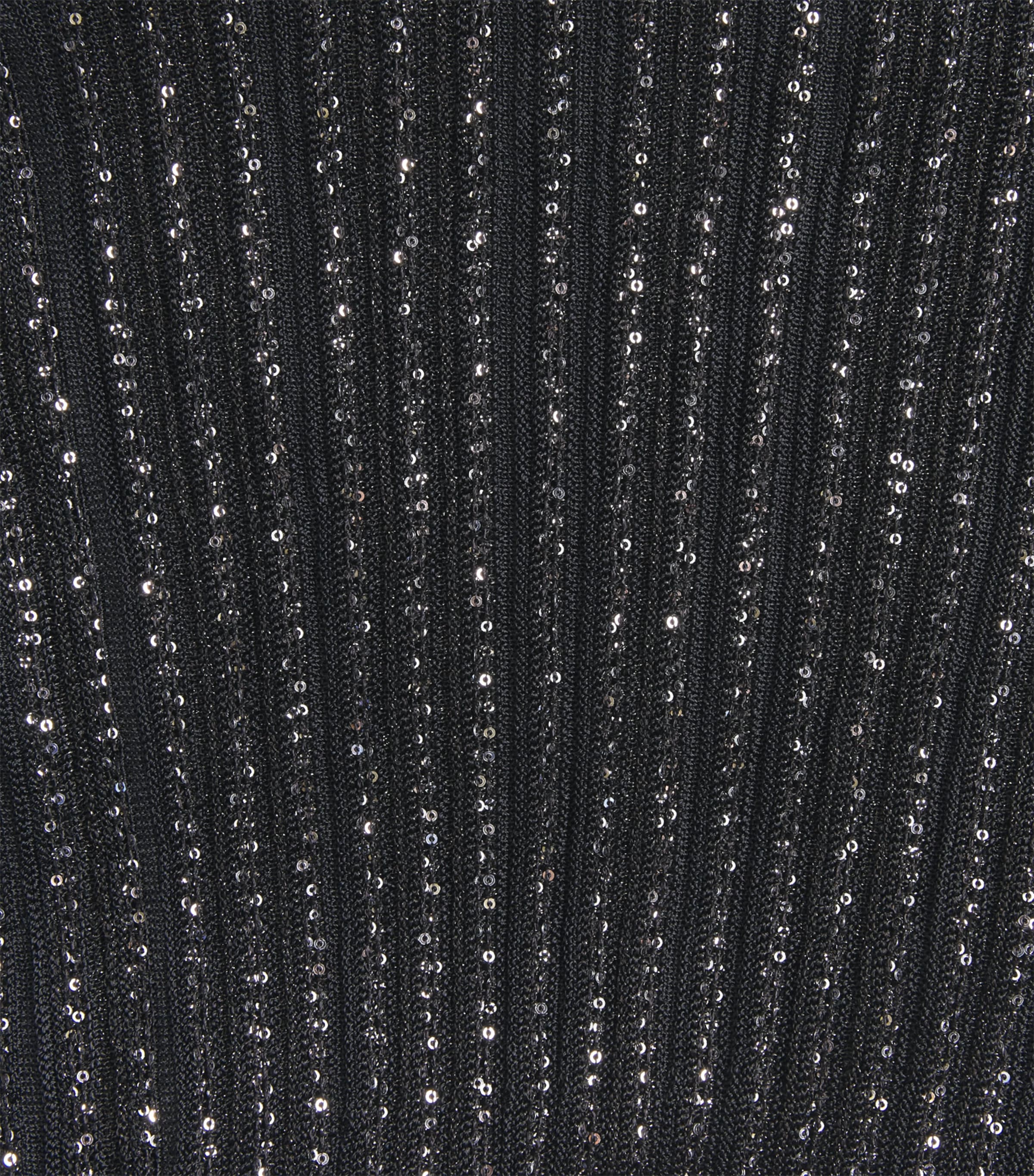 Sequinned Mini Dress S91RX BLACK TONES Image 5