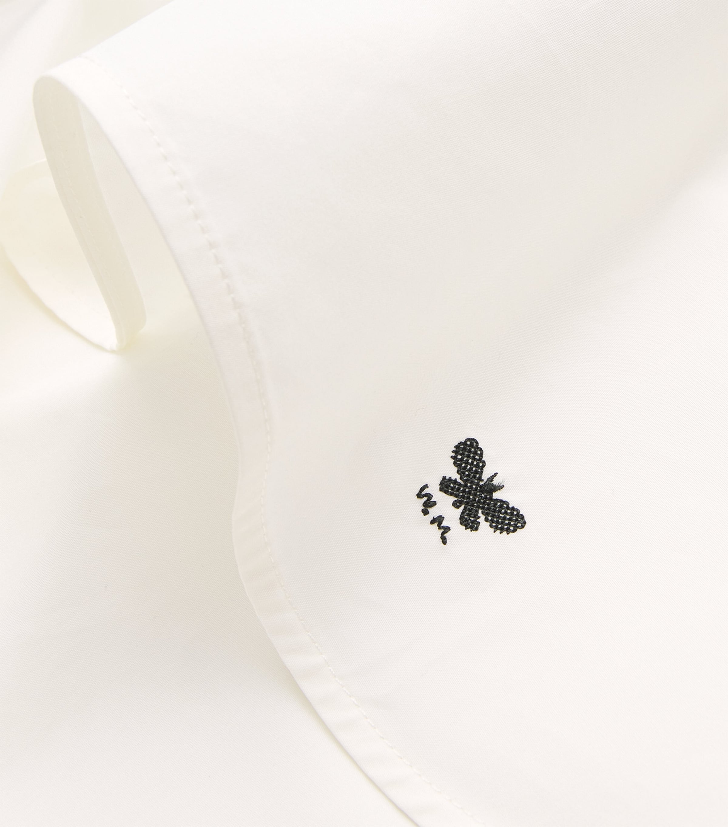 Cotton Poplin Top WHITE Image 5