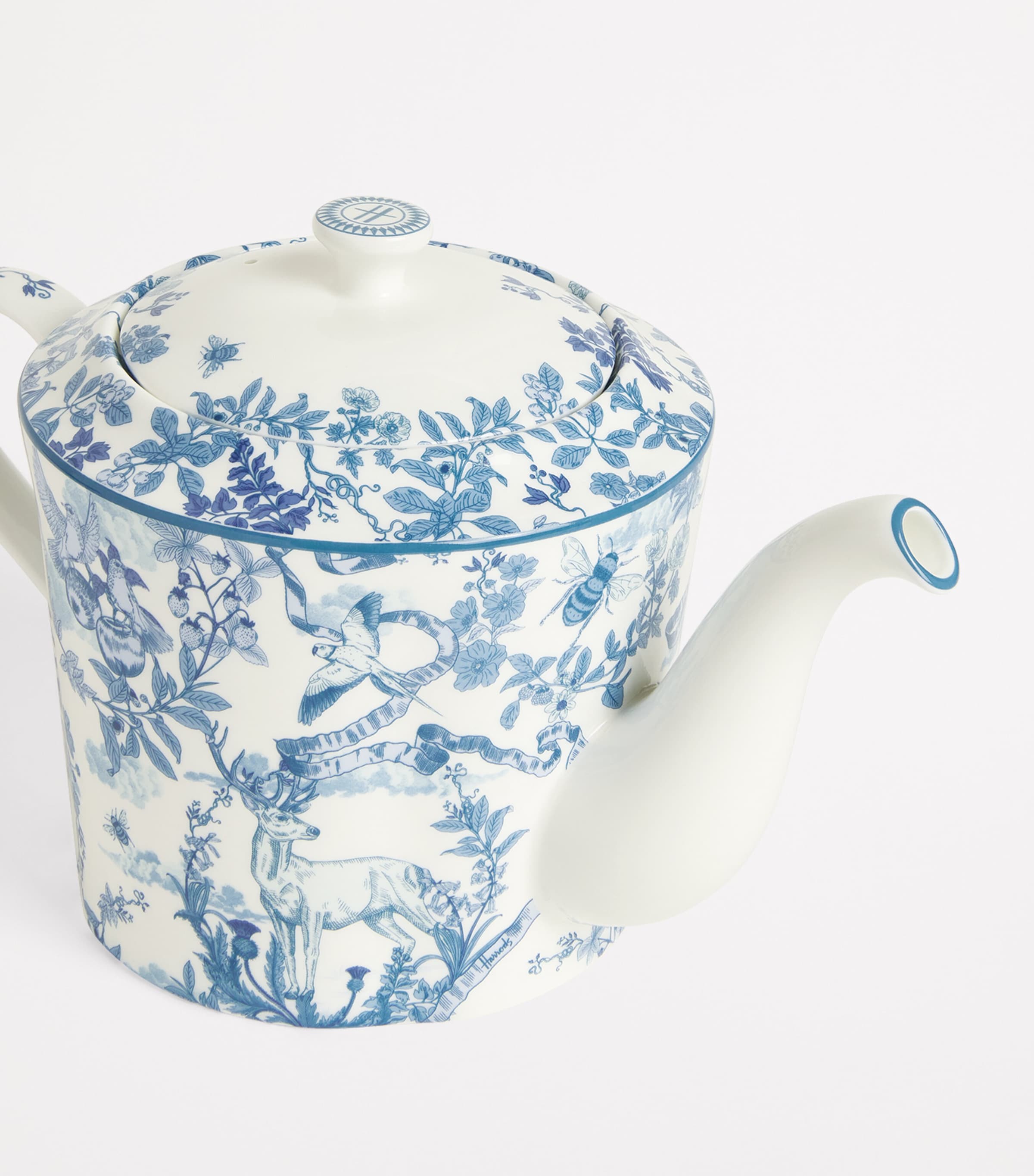 Harrods Bone China Toile Teapot (16cm) | Designers | Harrods | Dining | Tableware | Teapots Harrods Bone China Toile Teapot (16cm) | Designers | Harrods | Dining | Tableware | Teapots