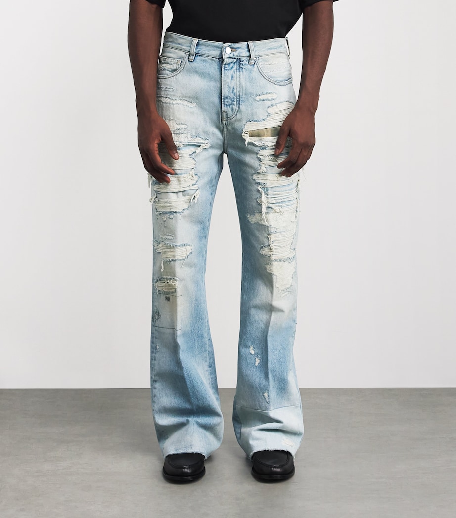 Repaired Bootcut Jeans MIST INDIGO Image 3