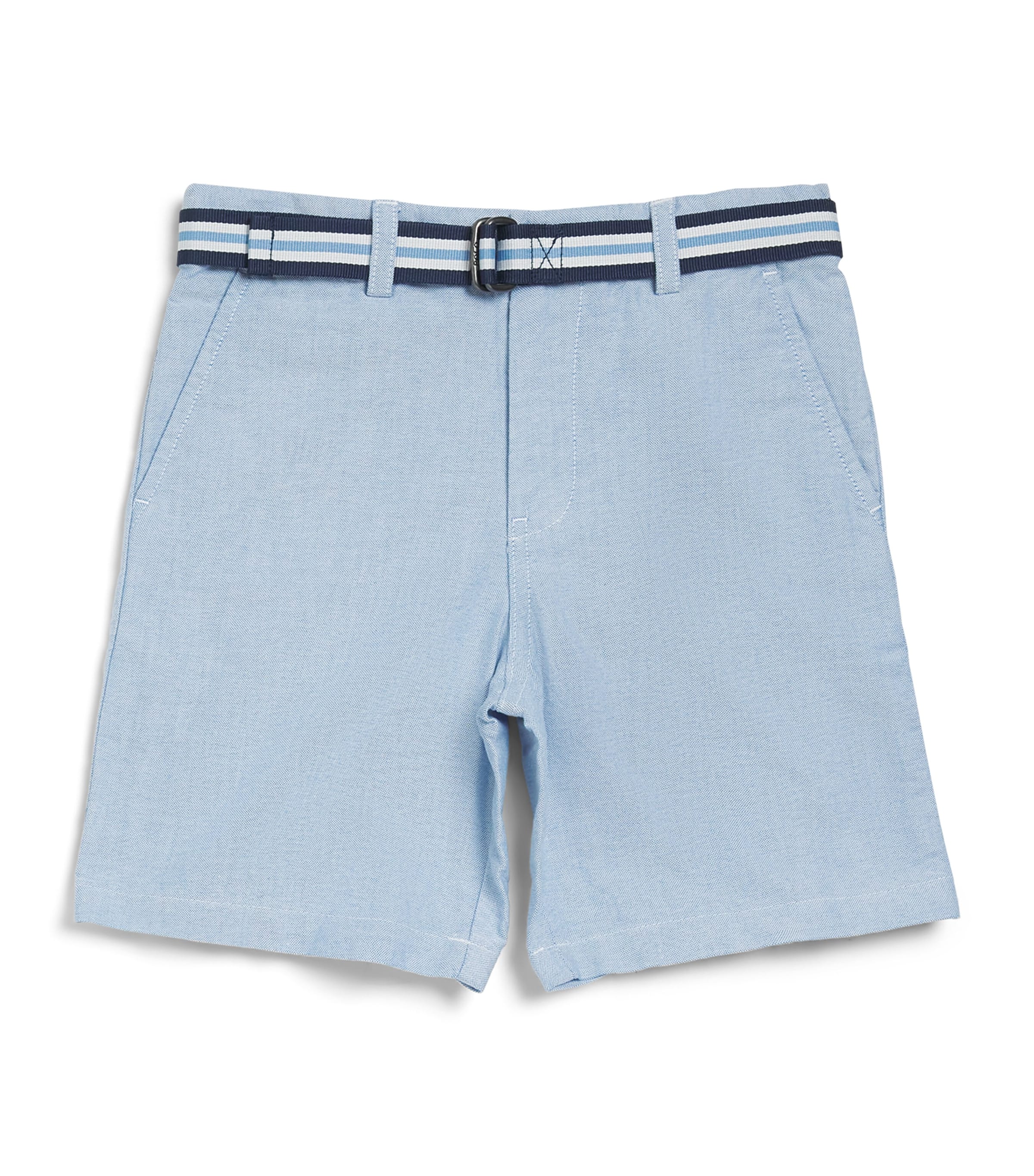 Ralph Lauren Kids Cotton Bedford Shorts (8-16 Years) Blue Image 1