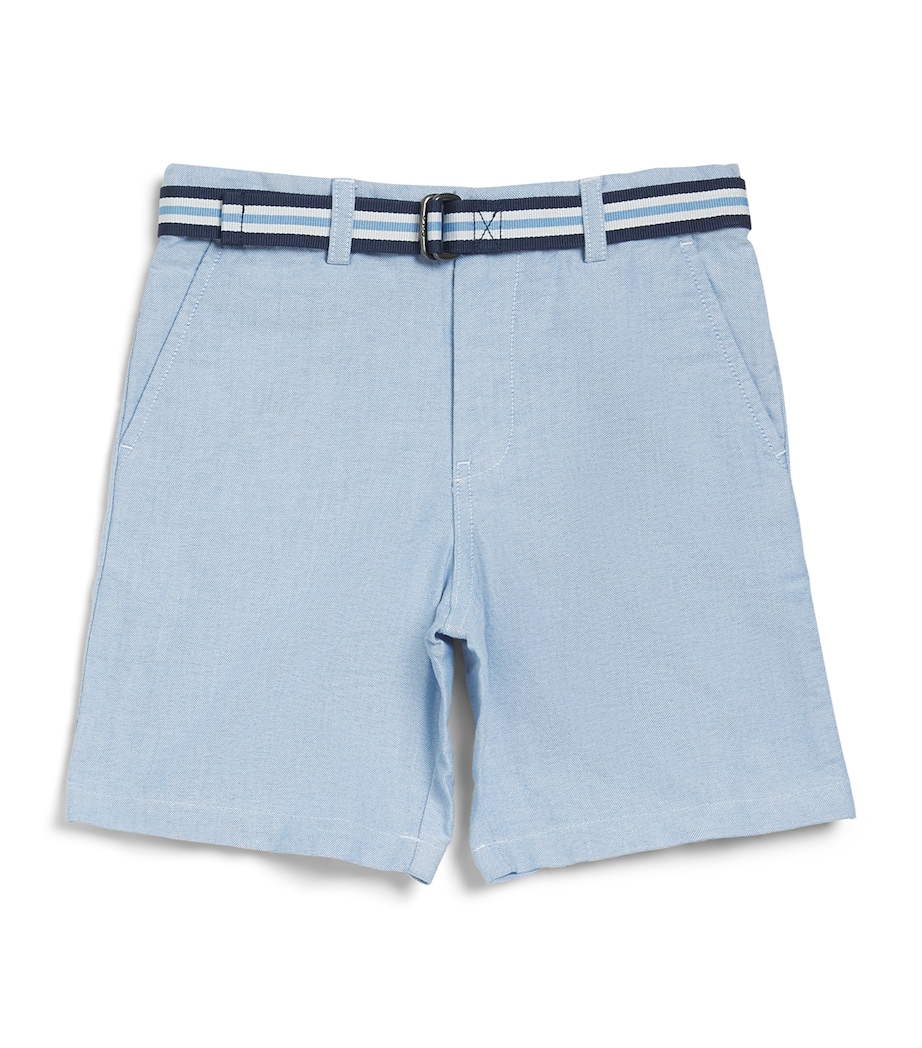 Ralph Lauren Kids Cotton Bedford Shorts (8-16 Years) Blue Image 1