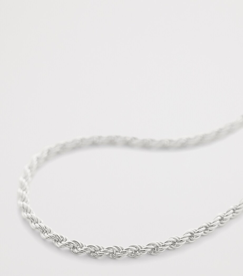 Sterling Silver Corda Chain Friendship Bracelet STERLING SILVER Image 2