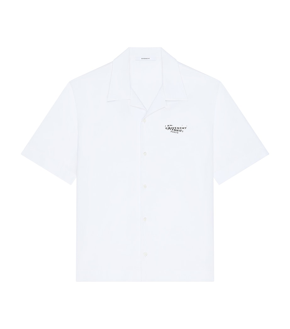 Cotton Logo Shirt WHITE Image 1