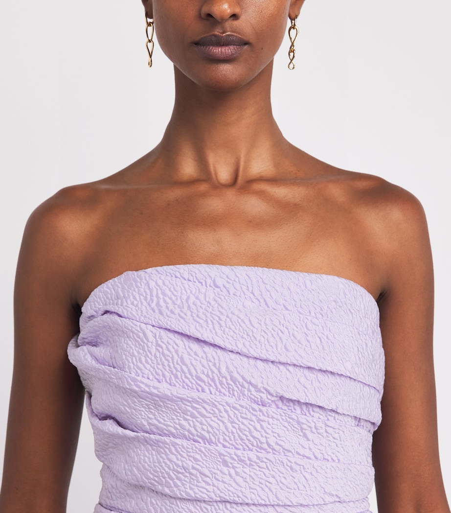 Strapless Sophia Midi Dress LILAC Image 6