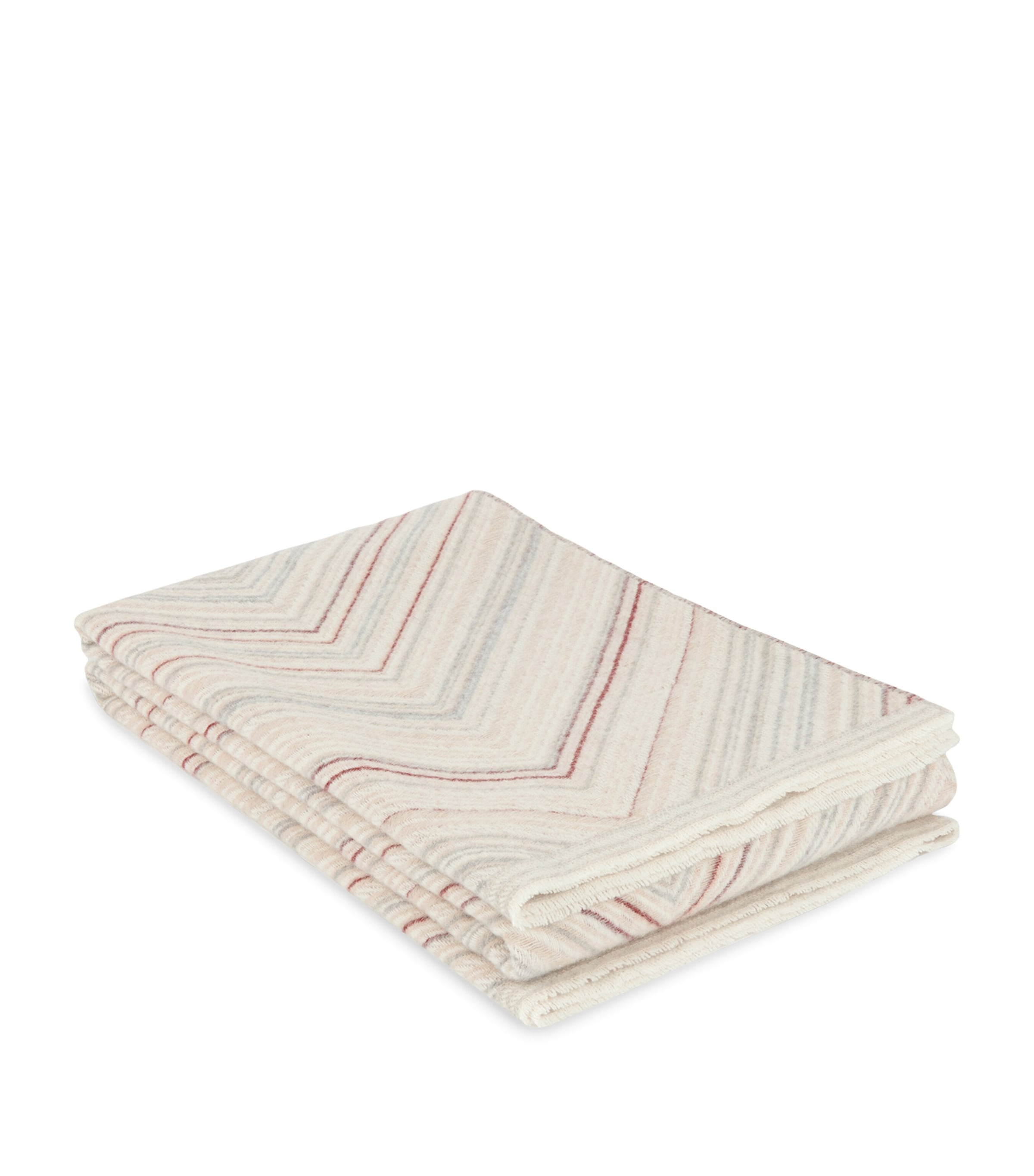 Missoni Home Wool-Cashmere Catullo Throw (130cm x 190cm) Beige Multi Image 3