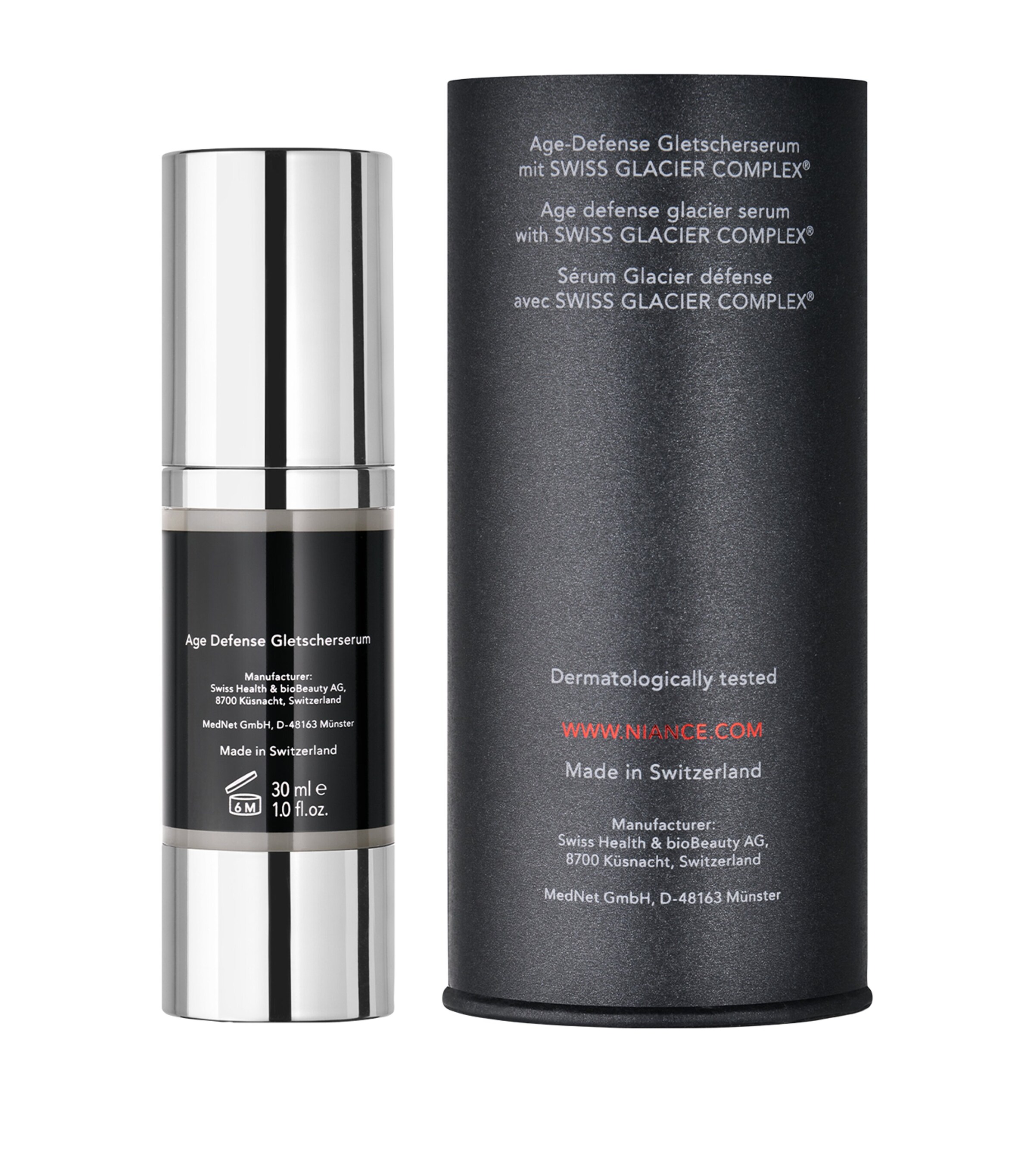 NIANCE SWITZERLAND Premium Glacier Facial Serum ANTI-STRESS (30ml) Image 5