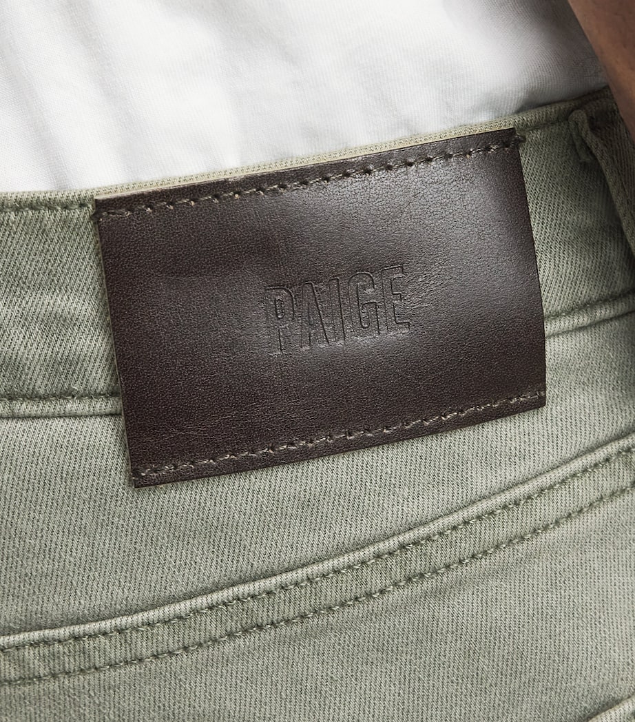 PAIGE Mens Lennox Slim Jeans Vintage Bonsai Image 3