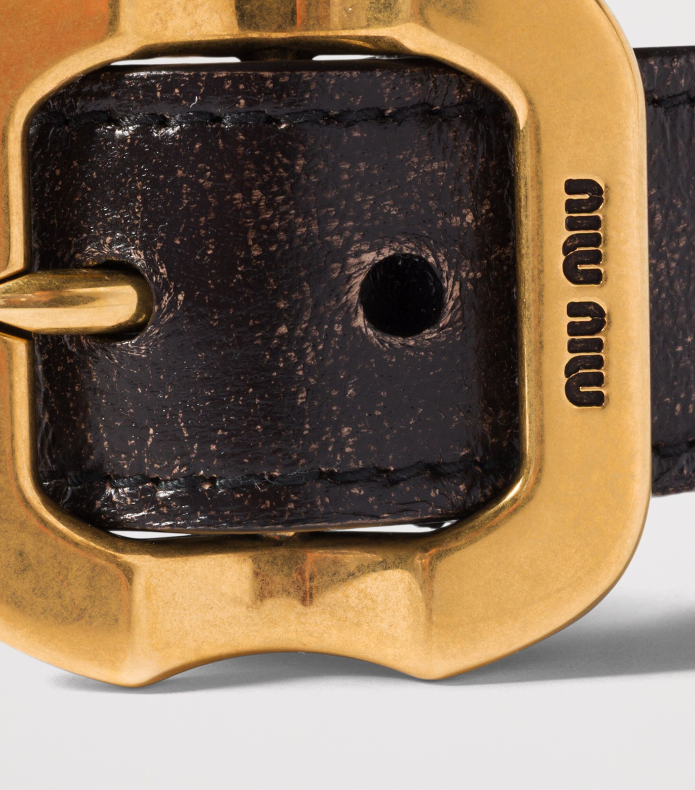 Leather Buckle Bracelet F0EFU Image 3