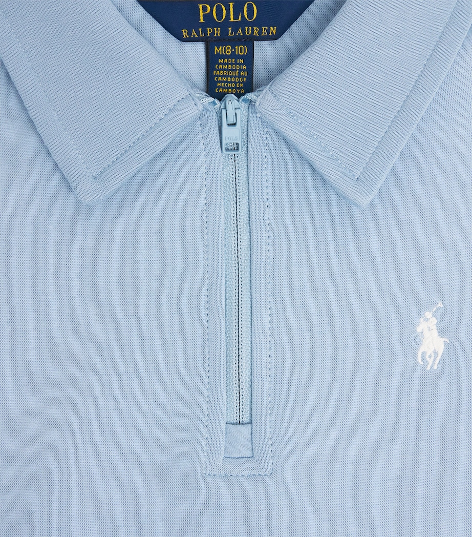 Cotton-Blend Polo Pony Sweatshirt (7-14 Years) ESTATE BLU Image 3