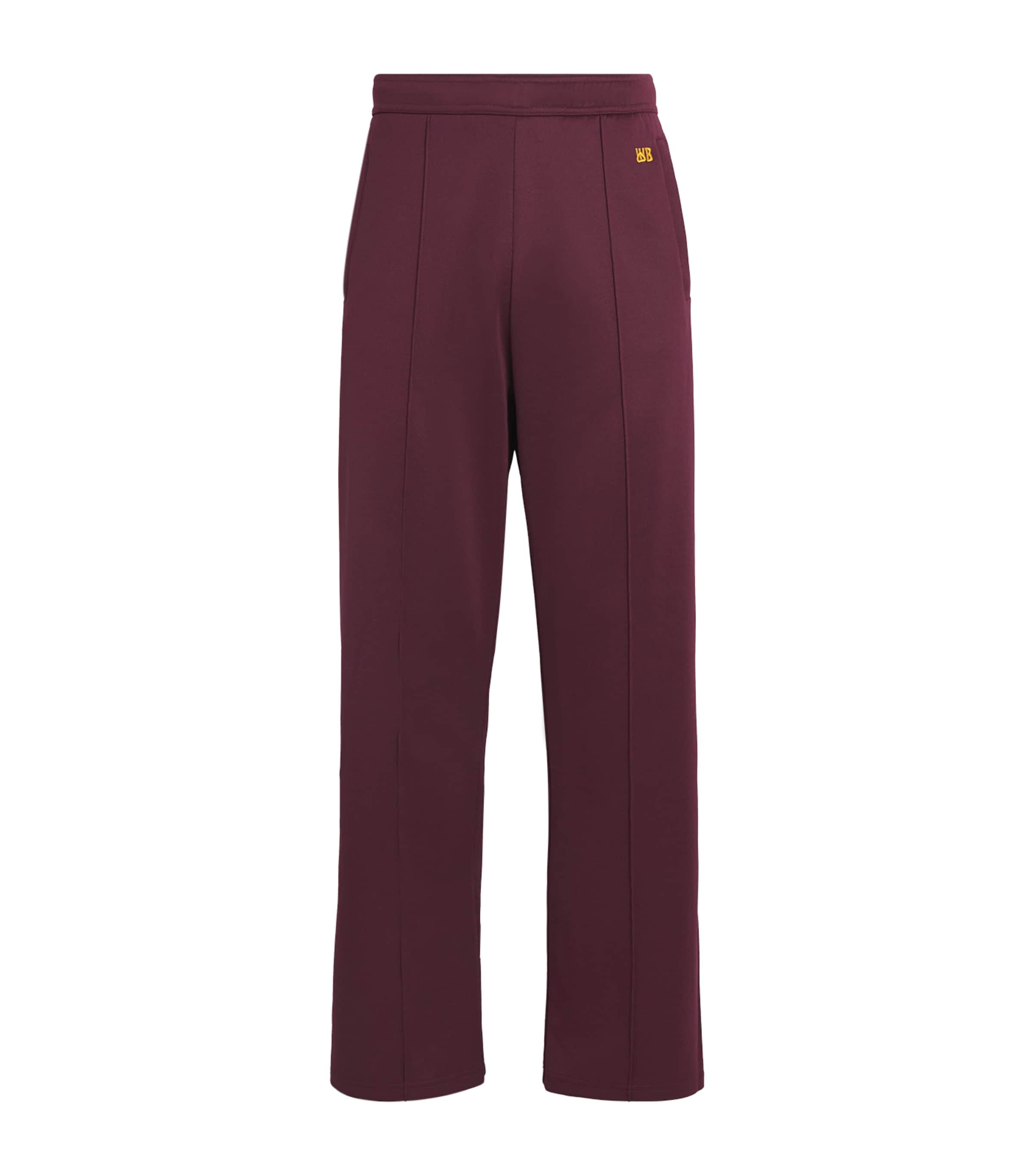 Wales Bonner Essence Jersey Track Pants In Purple