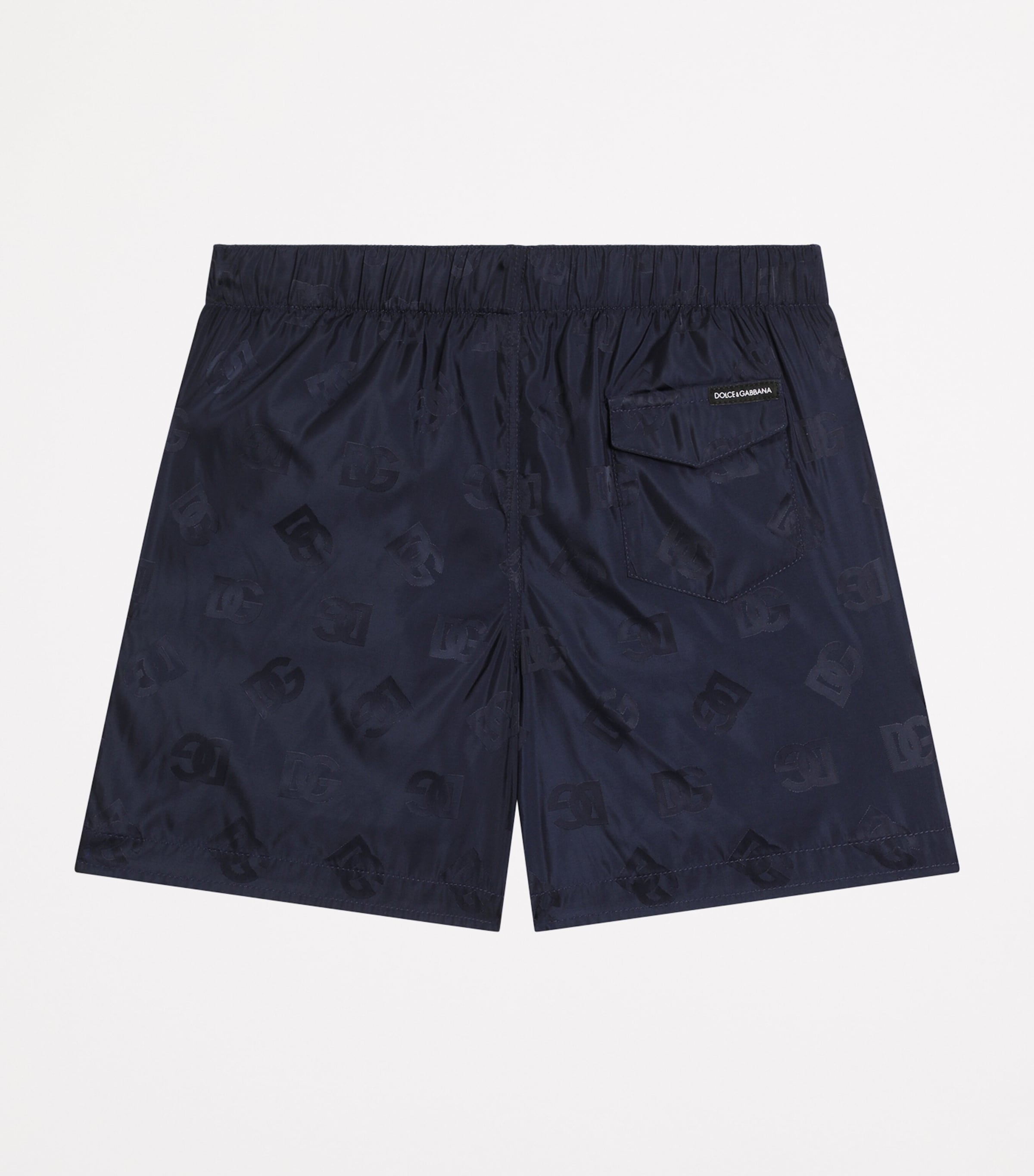 Mid-Length Swim Shorts (8-12+ Years) B3895-NAVY BLUE Image 2