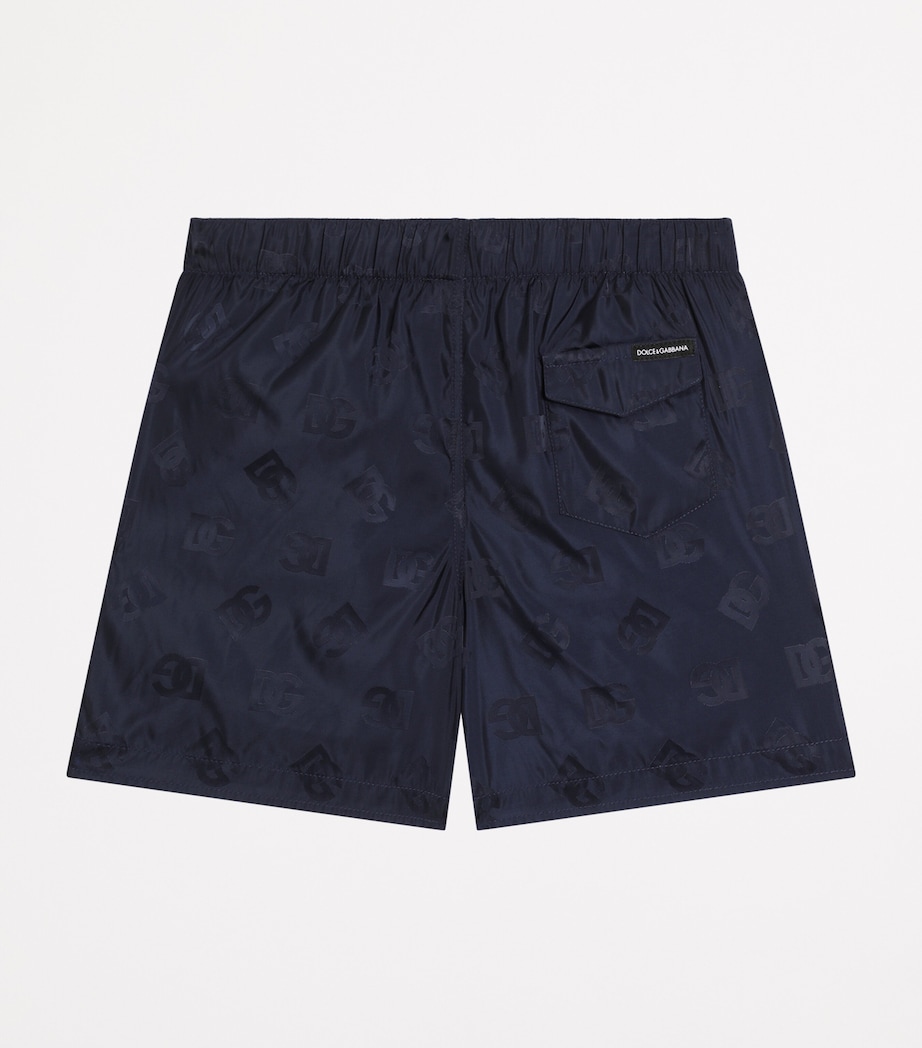 Mid-Length Swim Shorts (8-12+ Years) B3895-NAVY BLUE Image 2