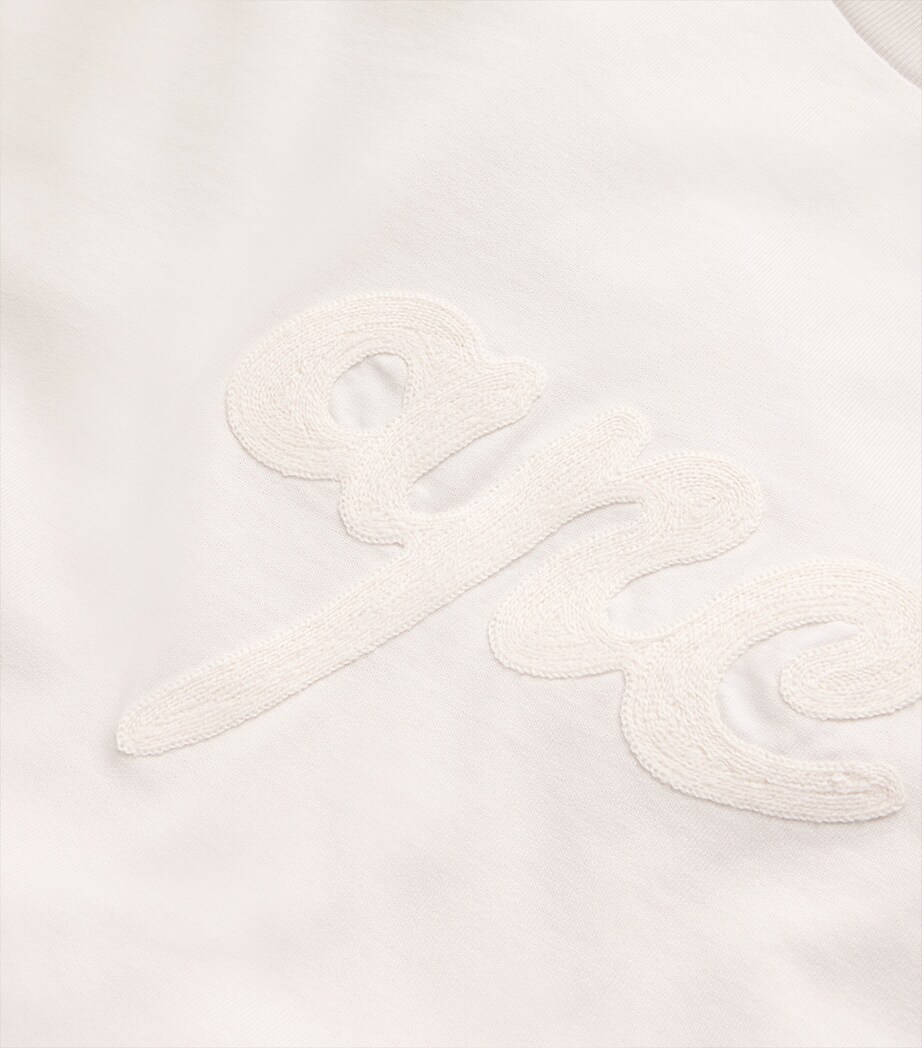 A.P.C. Mens Cotton Logo T-Shirt Aae Mastic Image 5