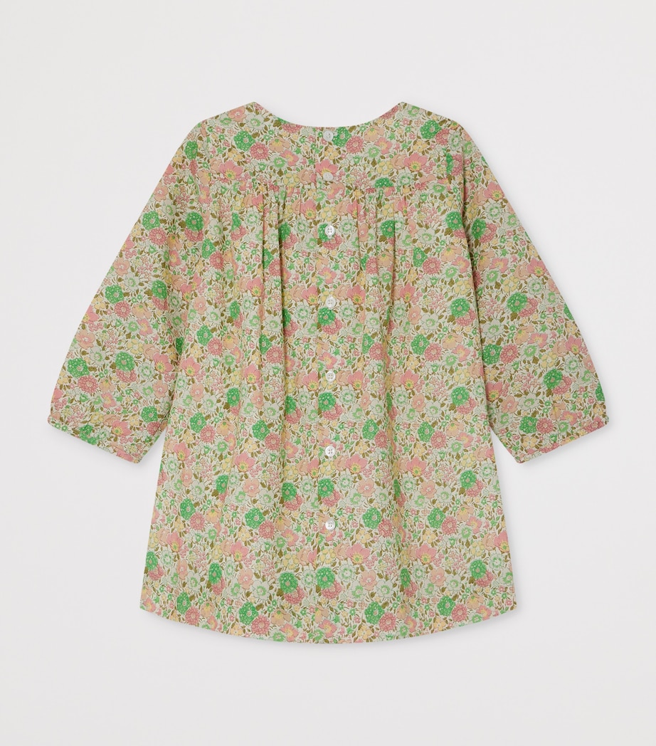 Cotton Liberty Print Blouse (24-36 Months) FL ROSE PALE Image 2