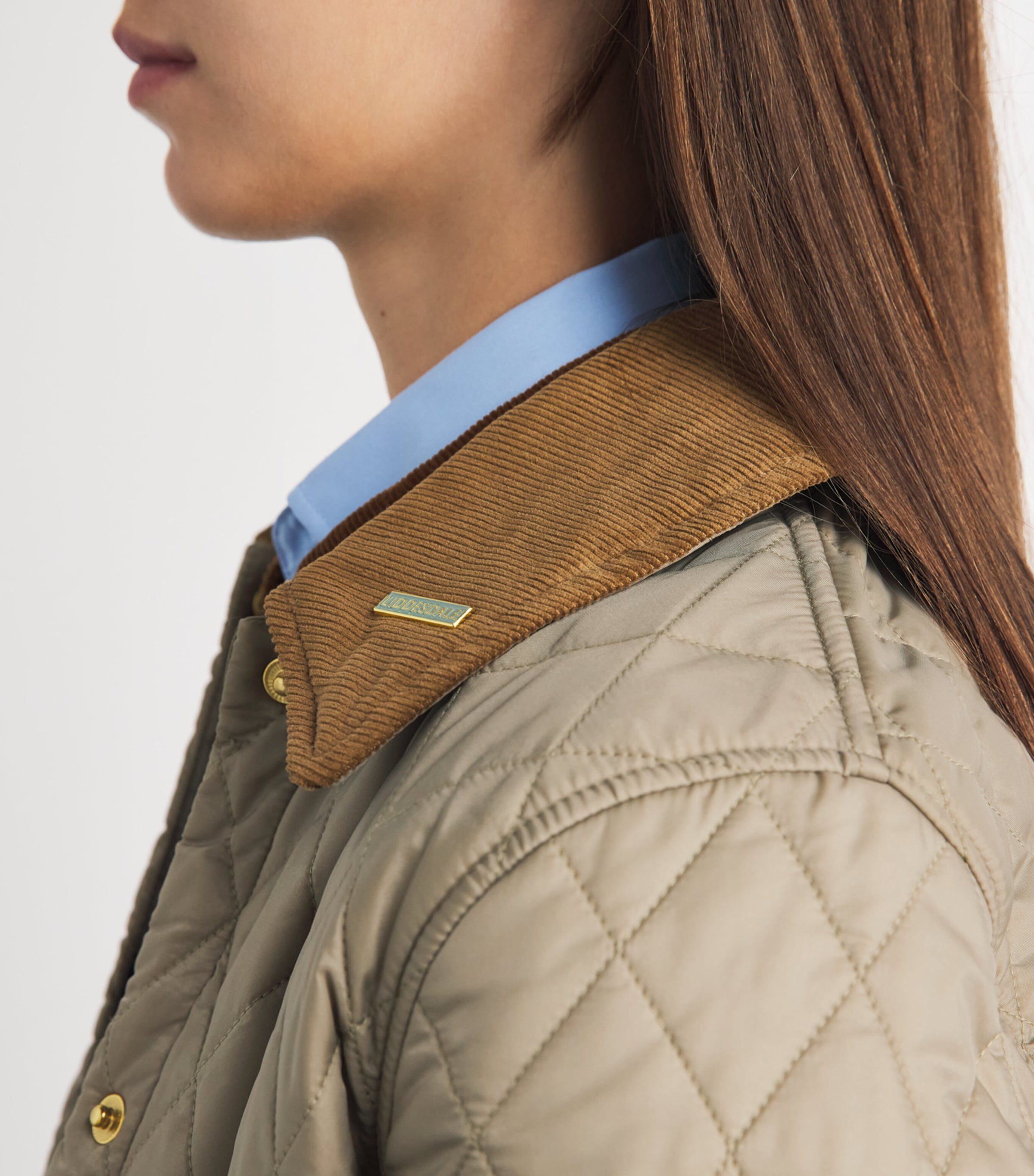 Barbour Womens Icons Liddesdale Quilted Jacket Light Trnch/ Birchwd Image 3