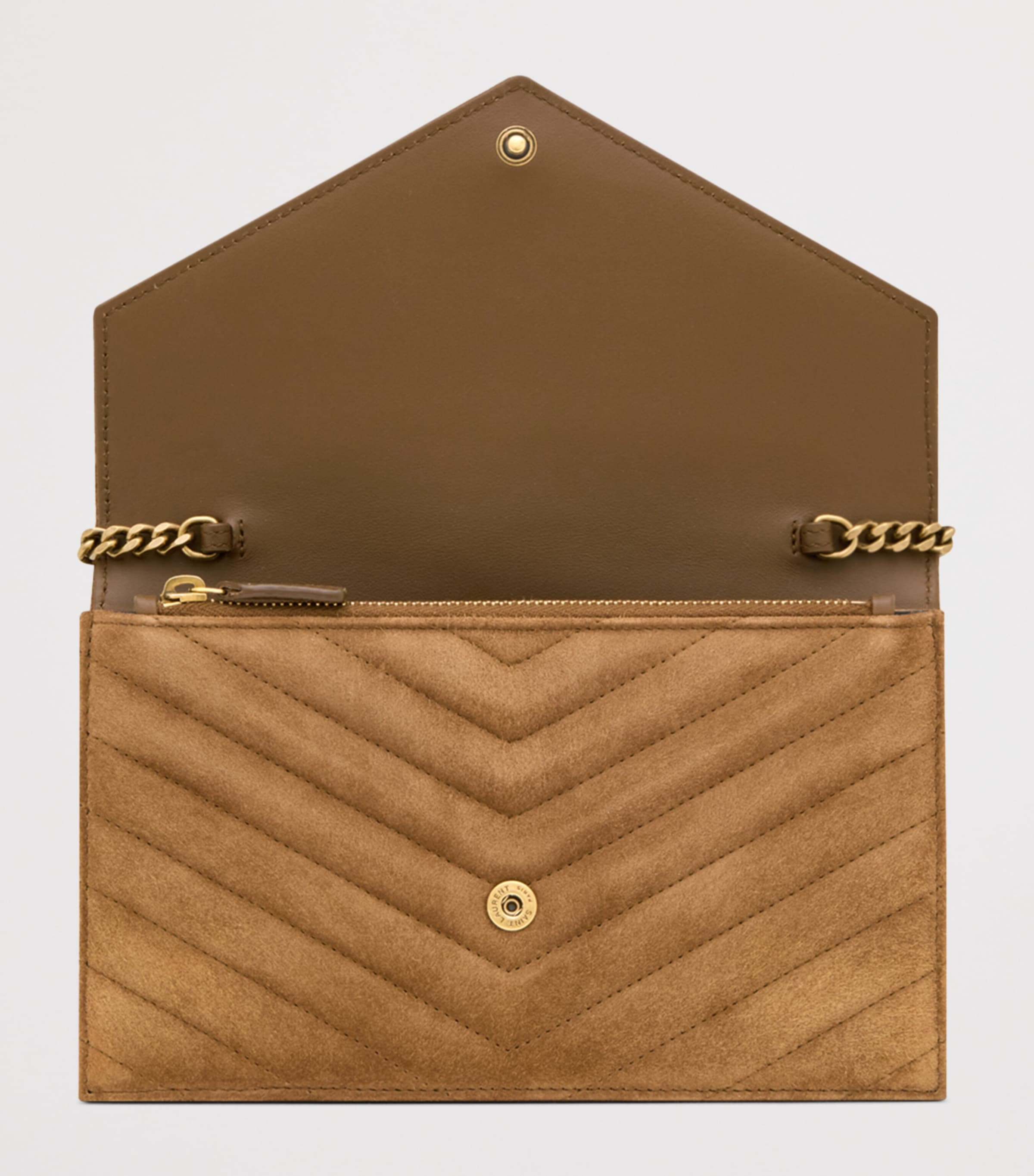 Saint Laurent Cassandre Envelope Chain Wallet Image 4