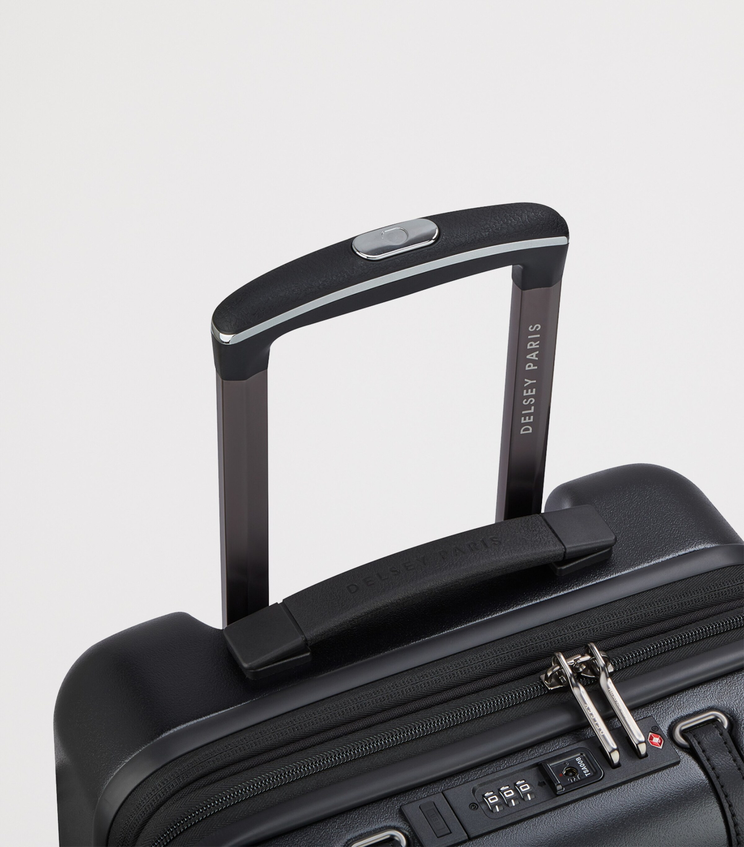 Delsey Cadence Expandable Hard Cabin Suitcase (55cm) Deep Black Image 6