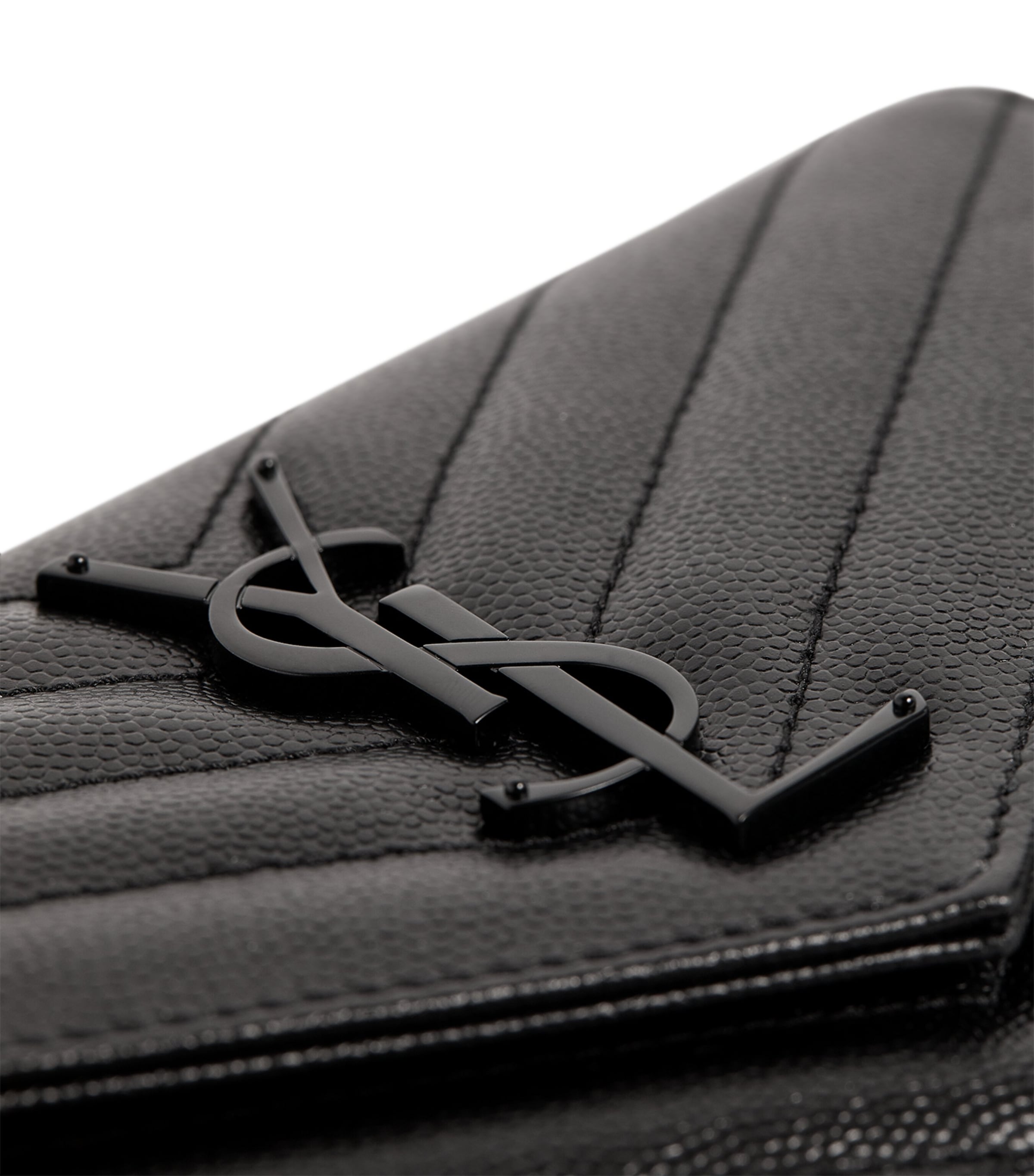 Monogram Saint Laurent Matelassé Large Flap Wallet 1000 Image 5